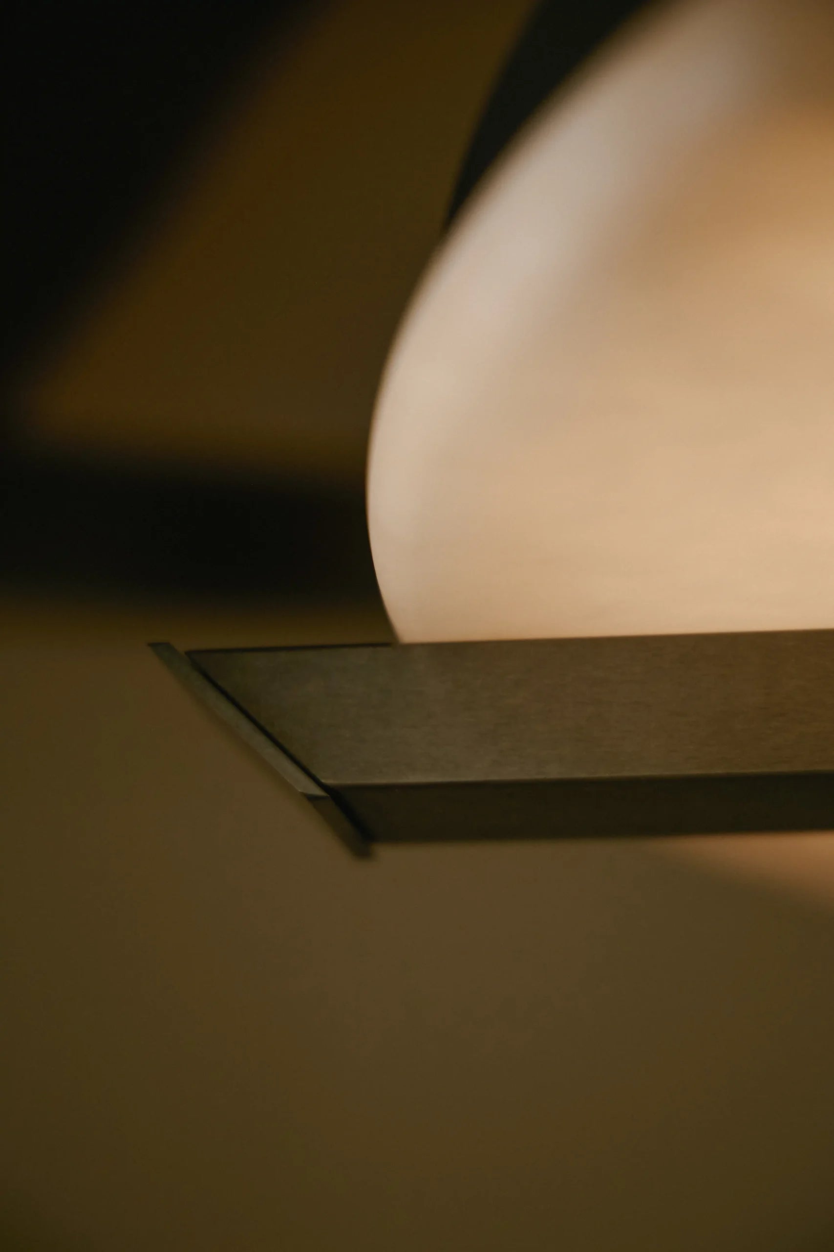 CTO Lighting - Ceres Pendant Ceiling Mounting Plate - Bronze with Honed Alabaster - EB London