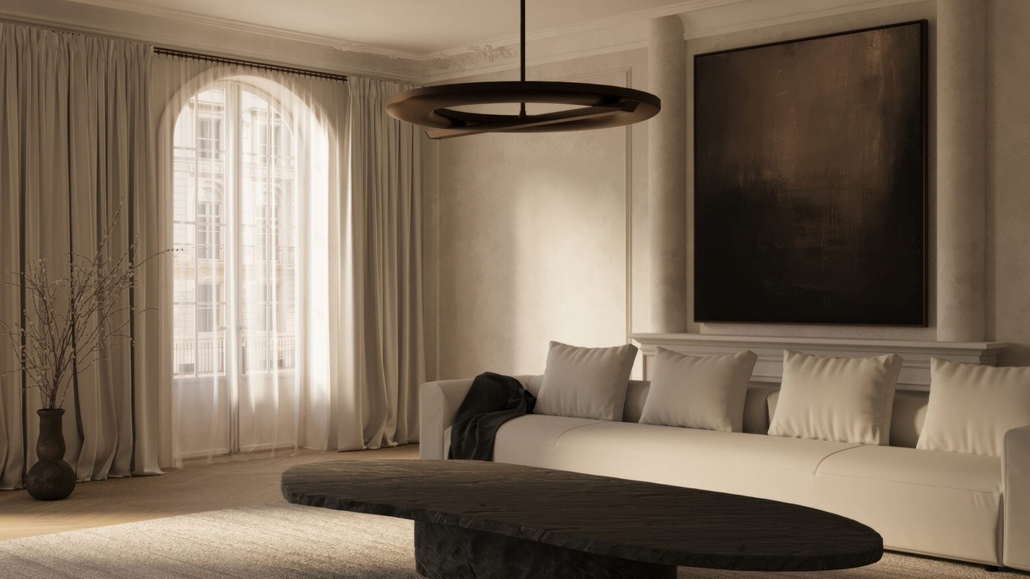 CTO Lighting - Ceres Pendant (Ceiling Rose) - EB London