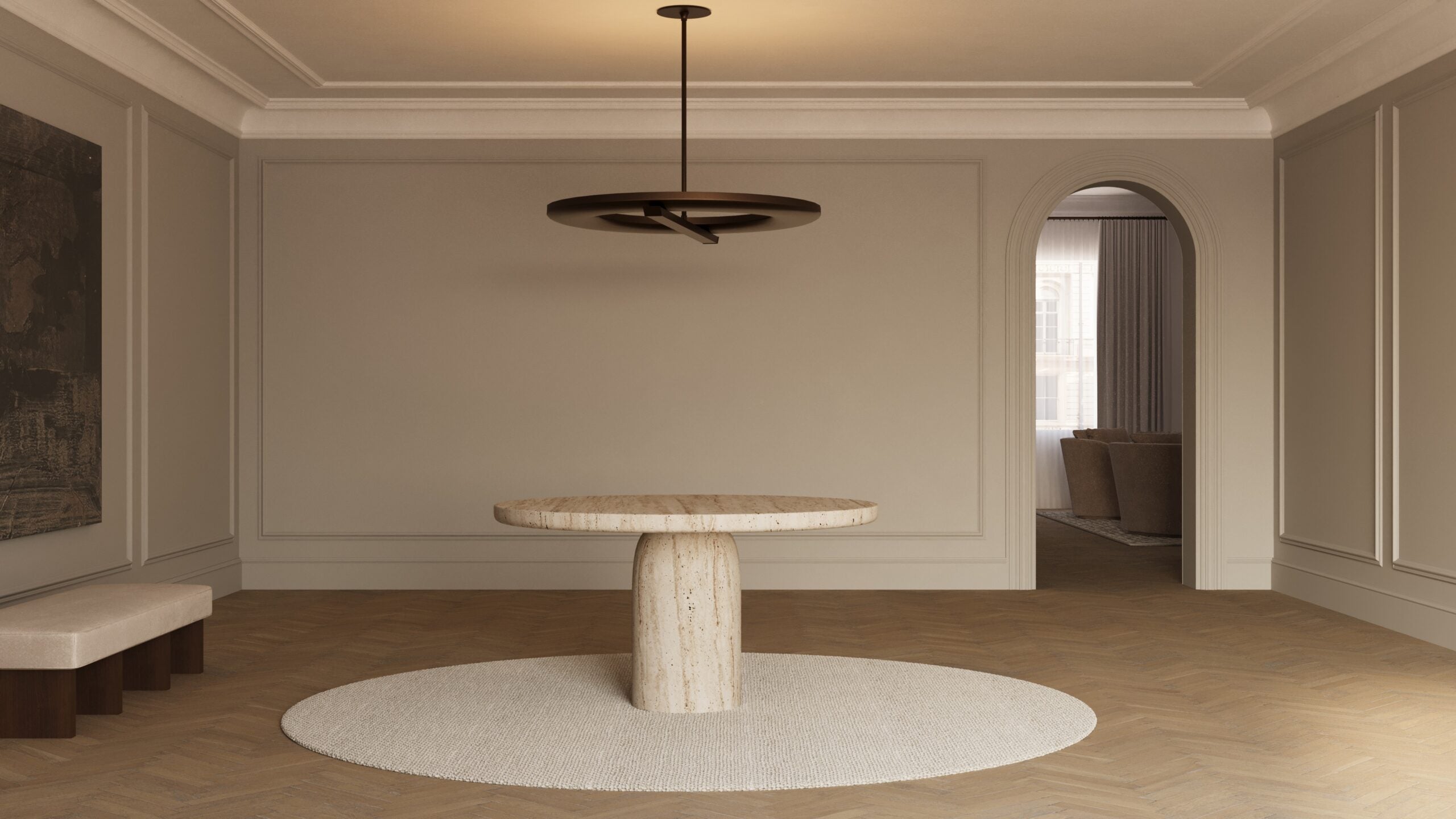 CTO Lighting - Ceres Uplighter Pendant Mounting Plate | EB London