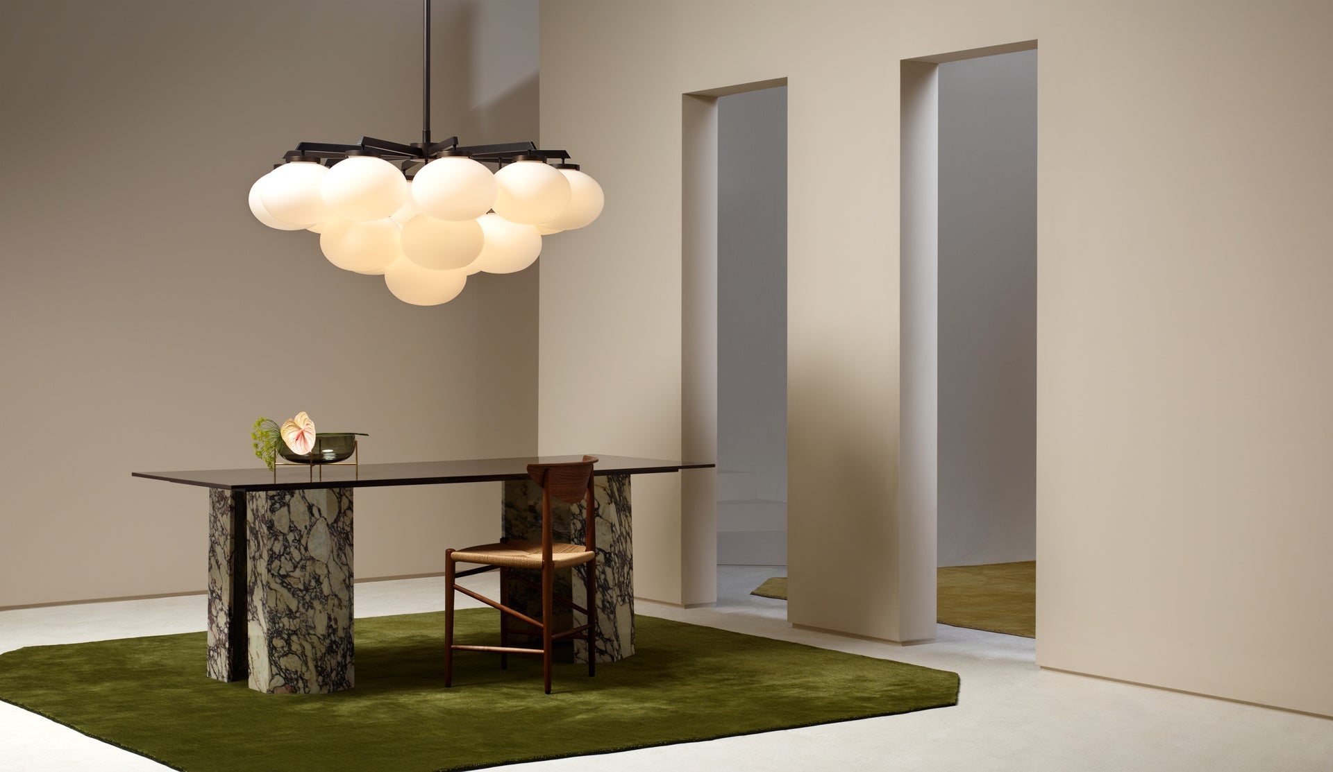 CTO Lighting - Cloudesley Chandelier (Ceiling Rose) - EB London