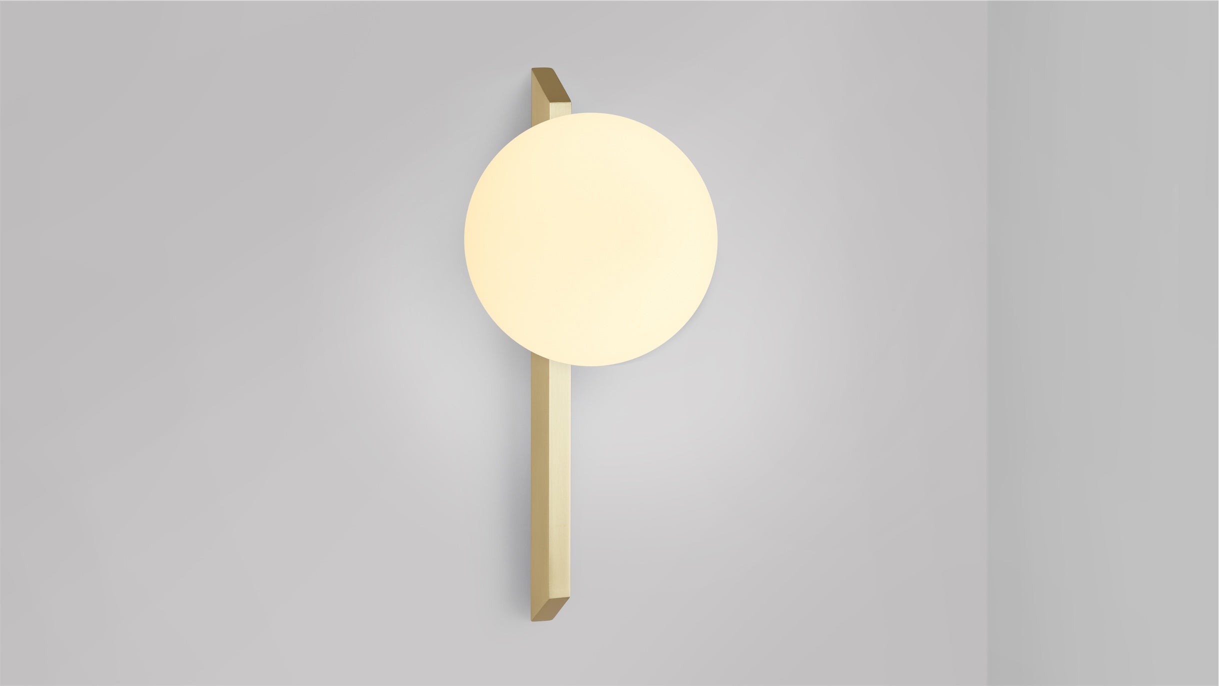 CTO Lighting - Gaia Wall Light - Handblown Glass shades with Bronze or Satin Brass - EB London