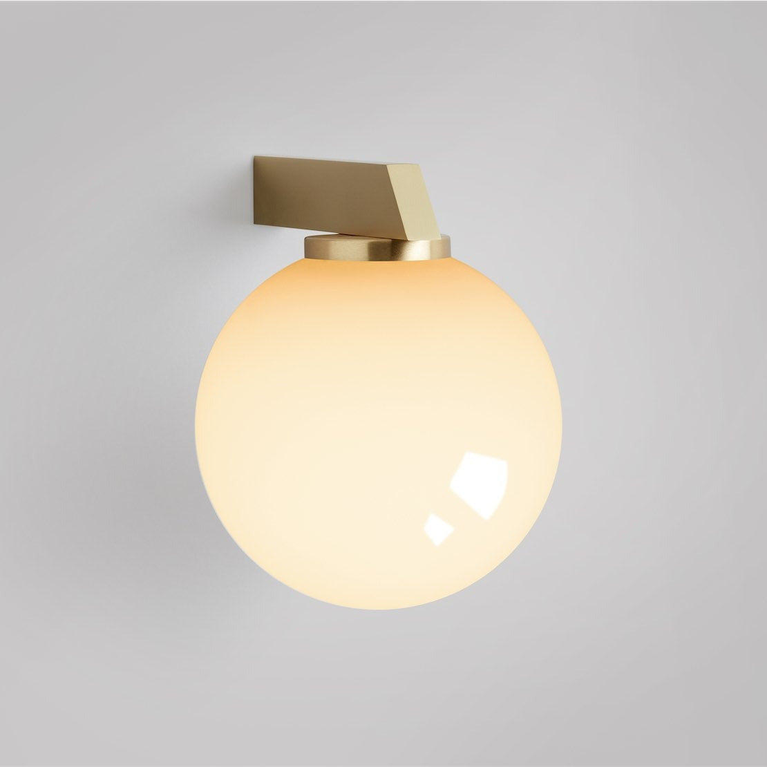 CTO Lighting - Gaia Wall Light - Handblown Glass shades with Bronze or Satin Brass - EB London