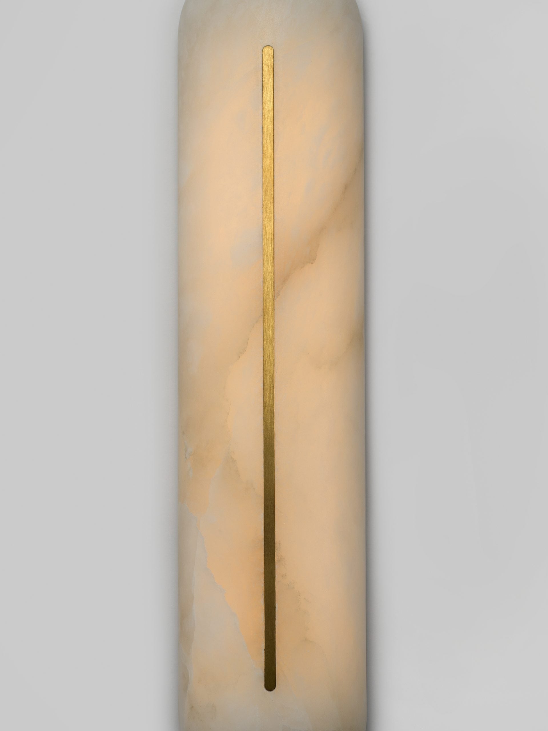 CTO Lighting - Hepworth Wall Light - Honed Alabaster with Bronze & Satin Brass or Polished Nickel - EB London