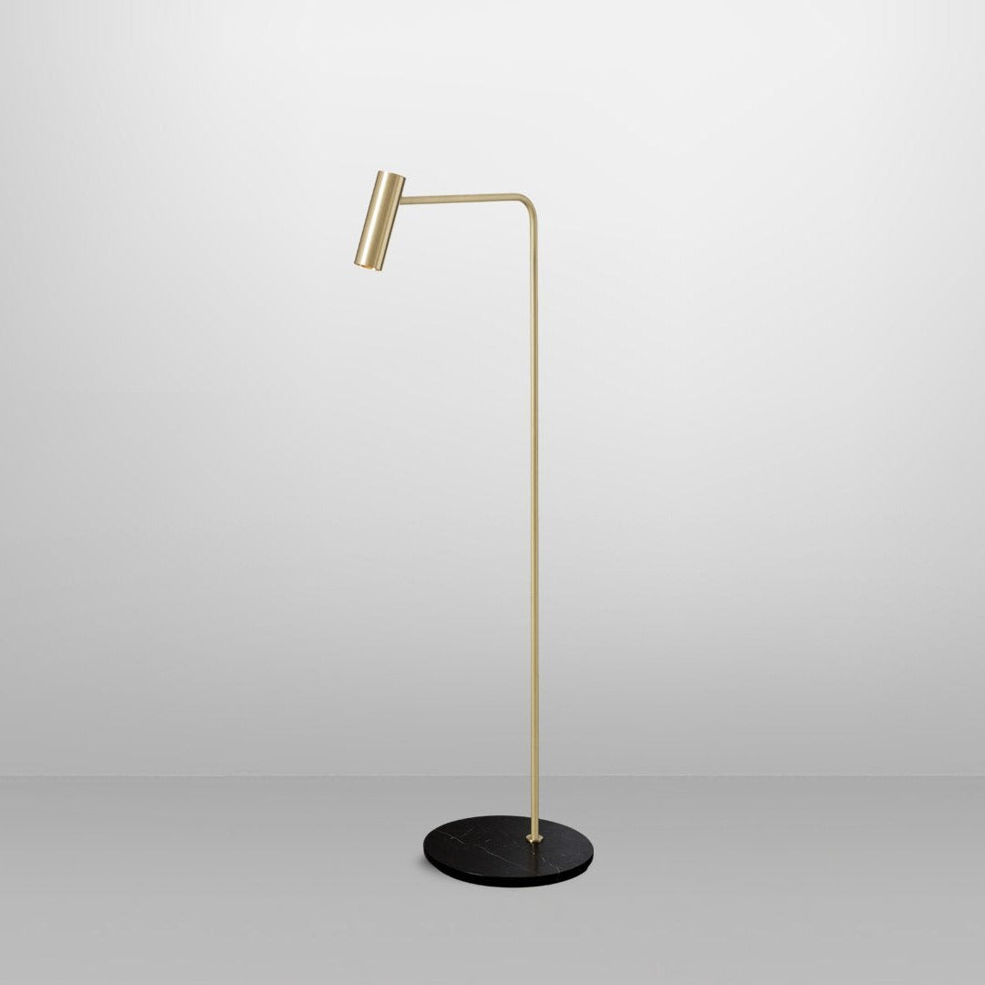 CTO Lighting - Heron Floor Light - Satin Brass and Bronze - EB London