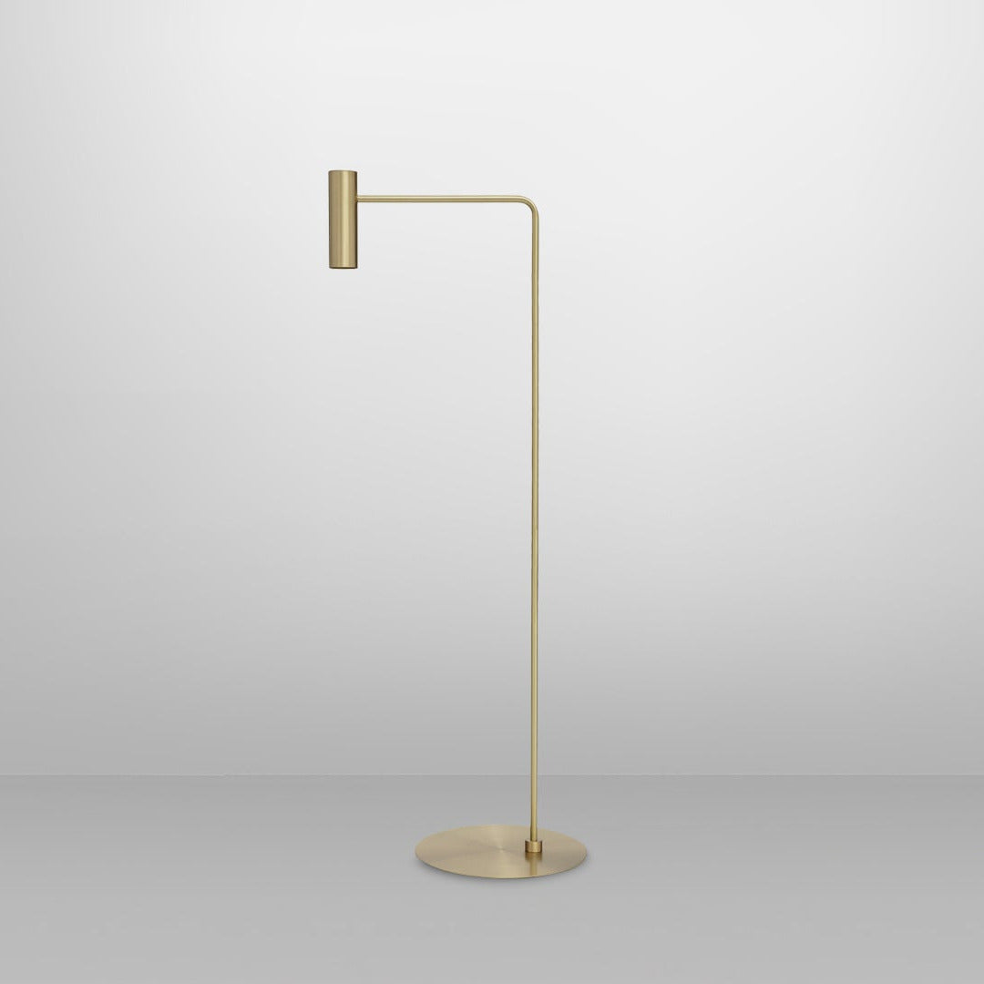 CTO Lighting - Heron Floor Light - Satin Brass and Bronze - EB London