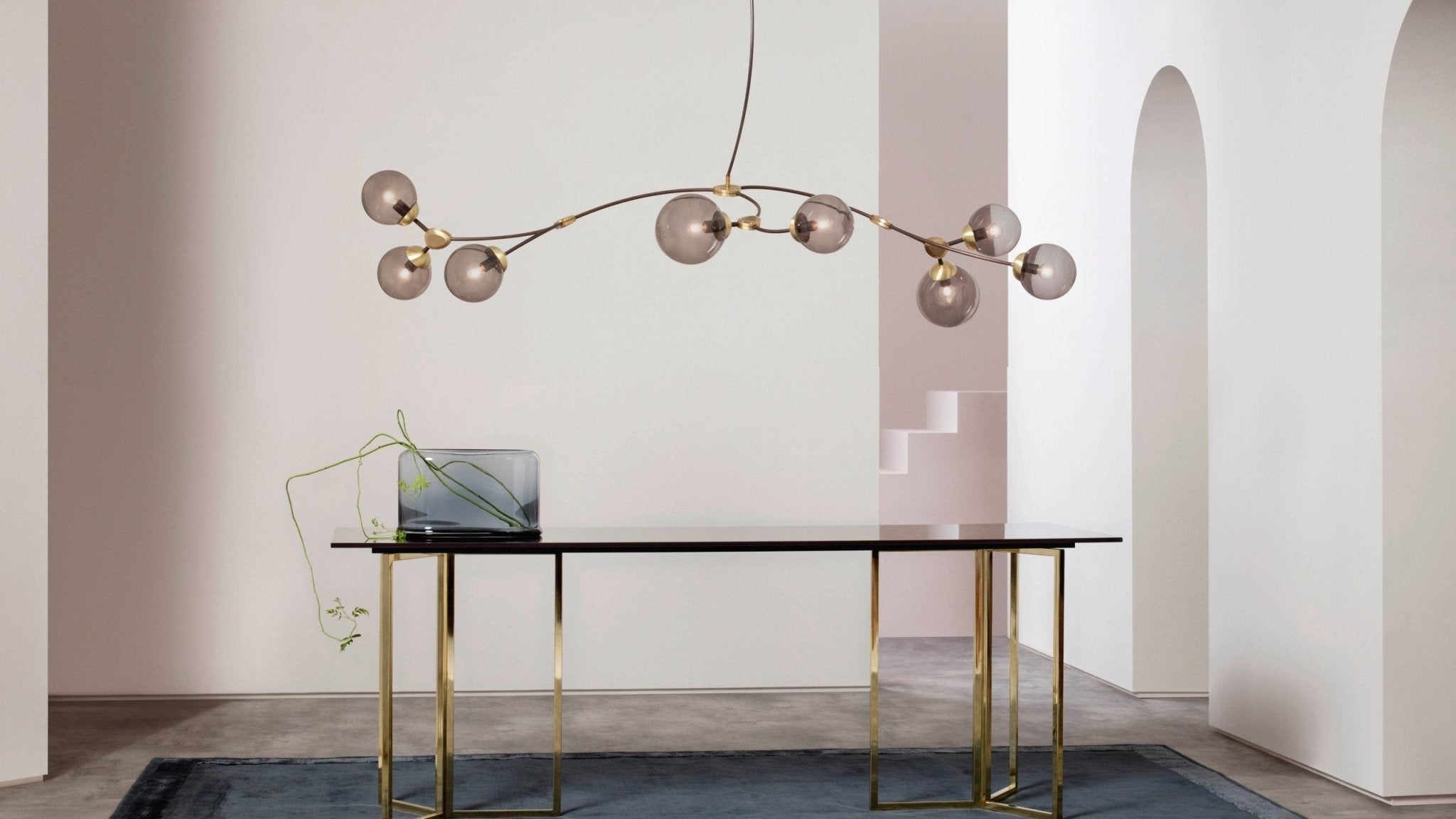 CTO Lighting - IVY Pendant 8 Light (Ceiling Rose) - EB London
