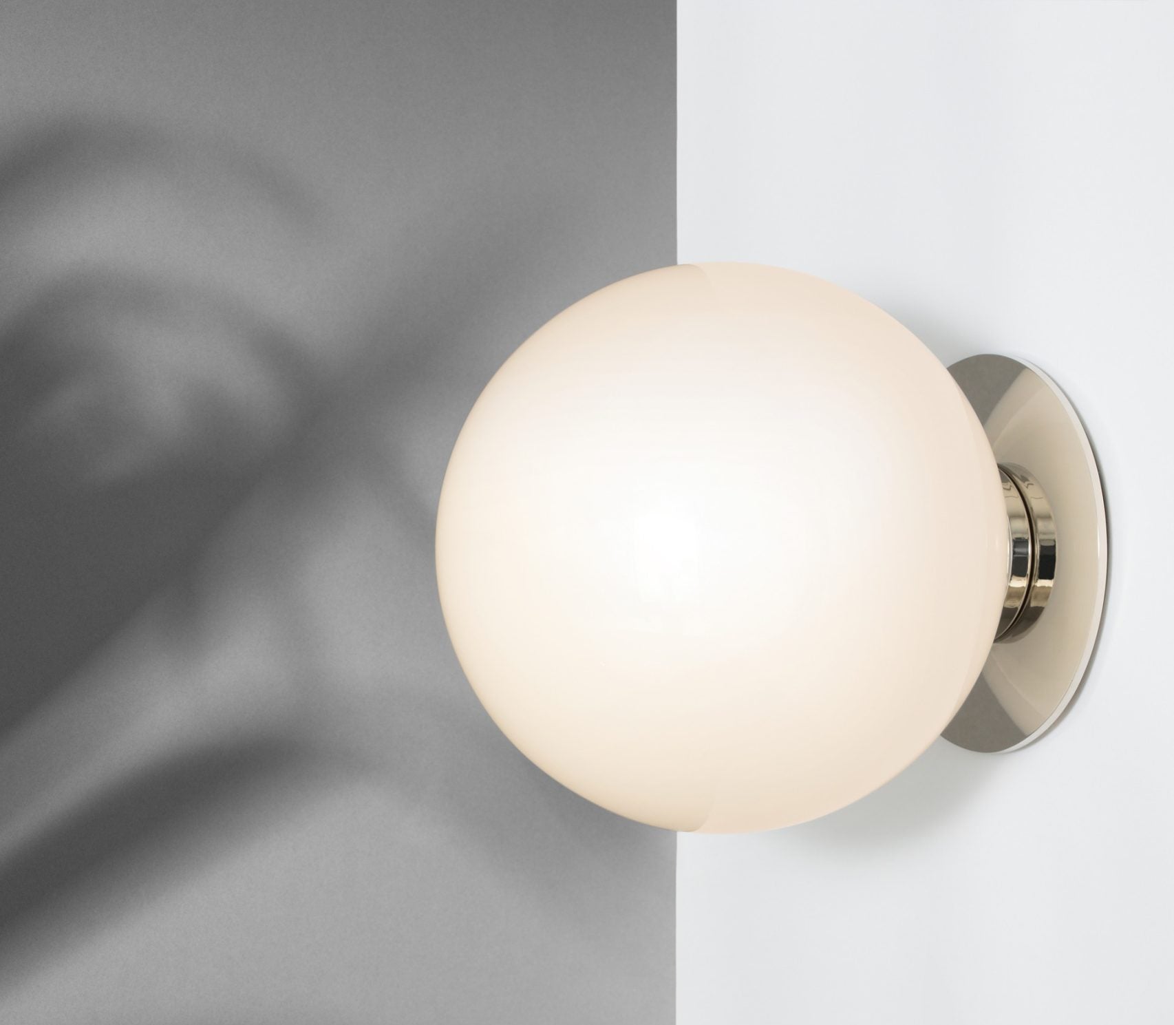CTO Lighting - Mezzo Wall Bathroom Light - Opal Glass Shades with Antique Bronze and Satin Brass - EB London