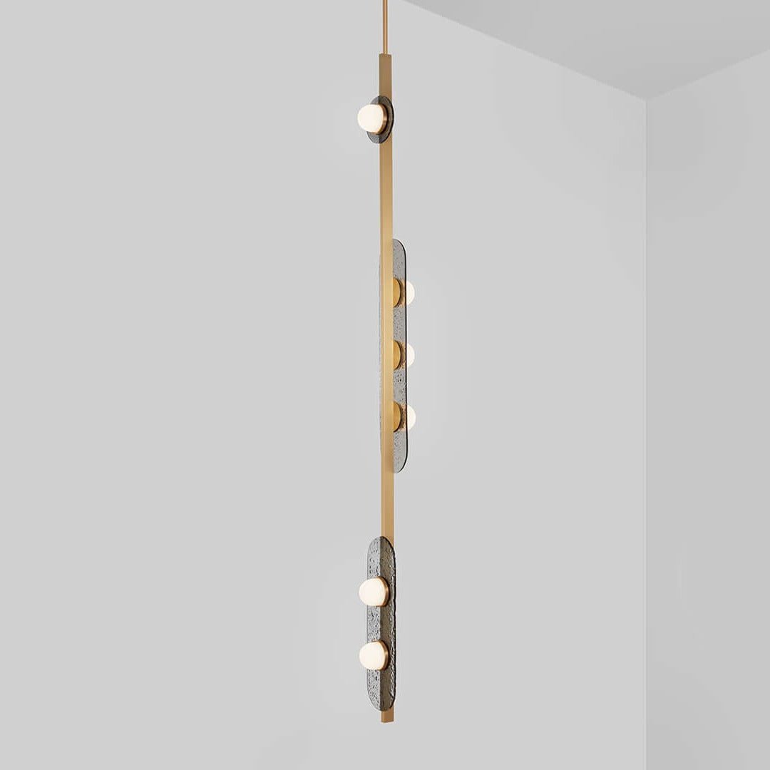 CTO Lighting - Modulo Pendant Vertical Light (Ceiling Rose)