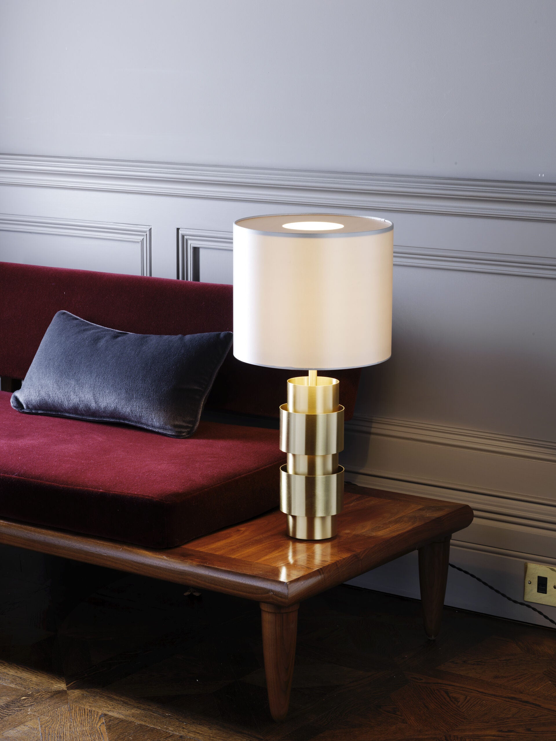 CTO Lighting - Ring Table Light - Satin Brass and Bronze - EB London