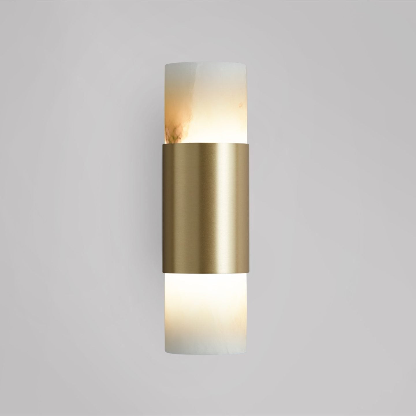 CTO Lighting - Roma Wall Light - Honed Alabaster with Bronze and Satin Brass - EB London
