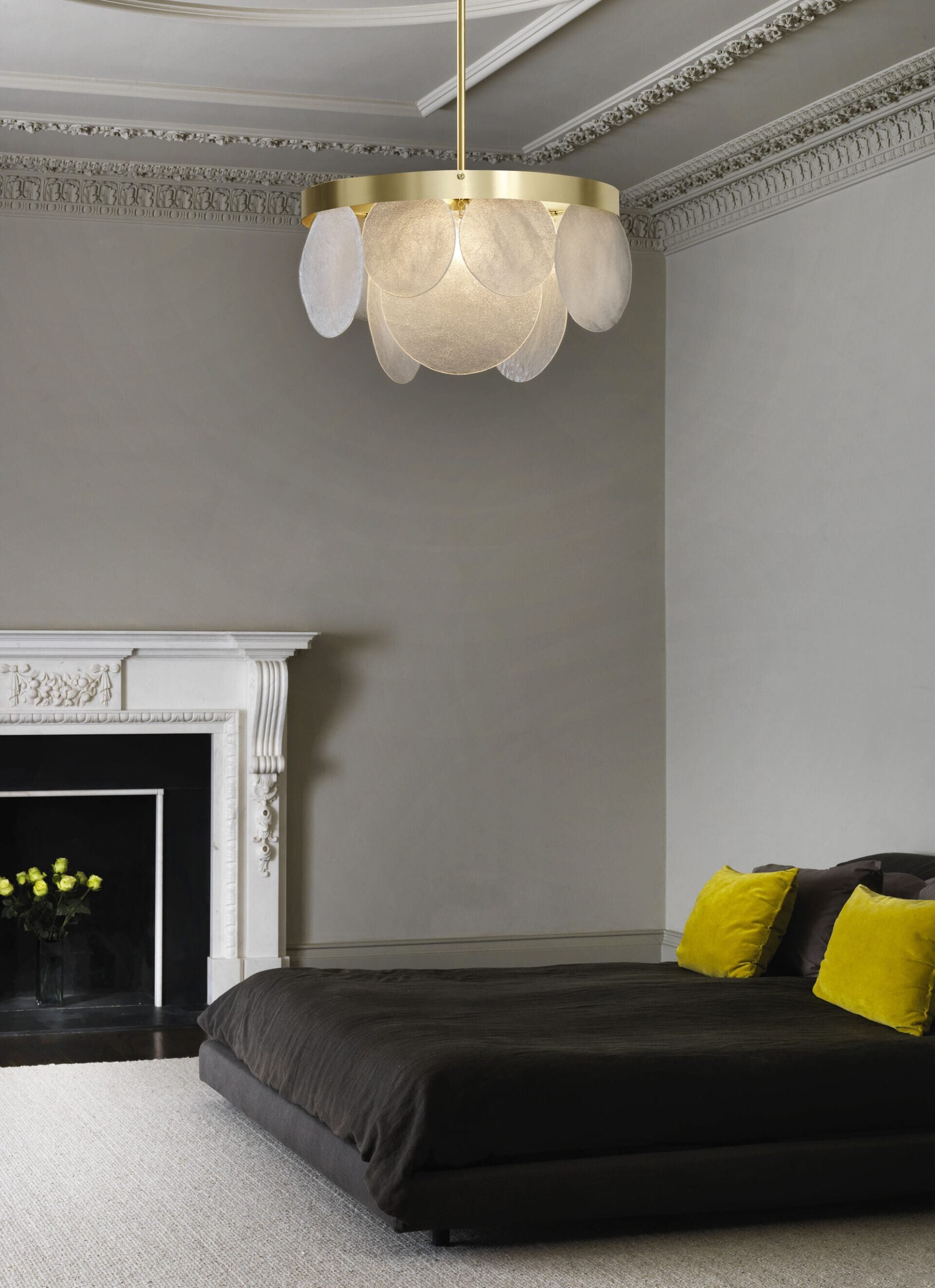 CTO Lighting - Sasha Pendant Light - Satin Brass and Bronze - EB London