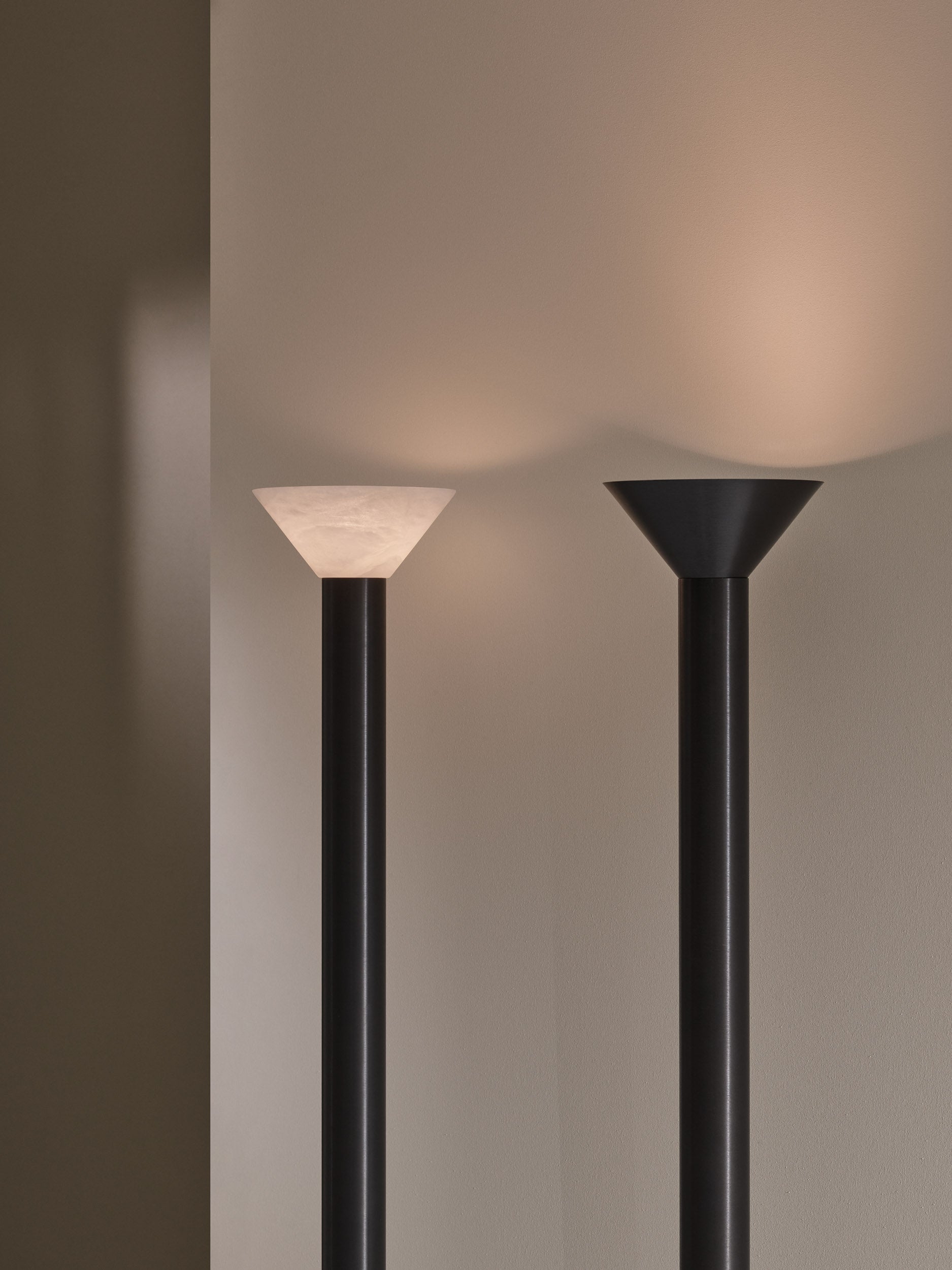 CTO Lighting - Torres Floor Uplighter with Alabaster Shade - EB London