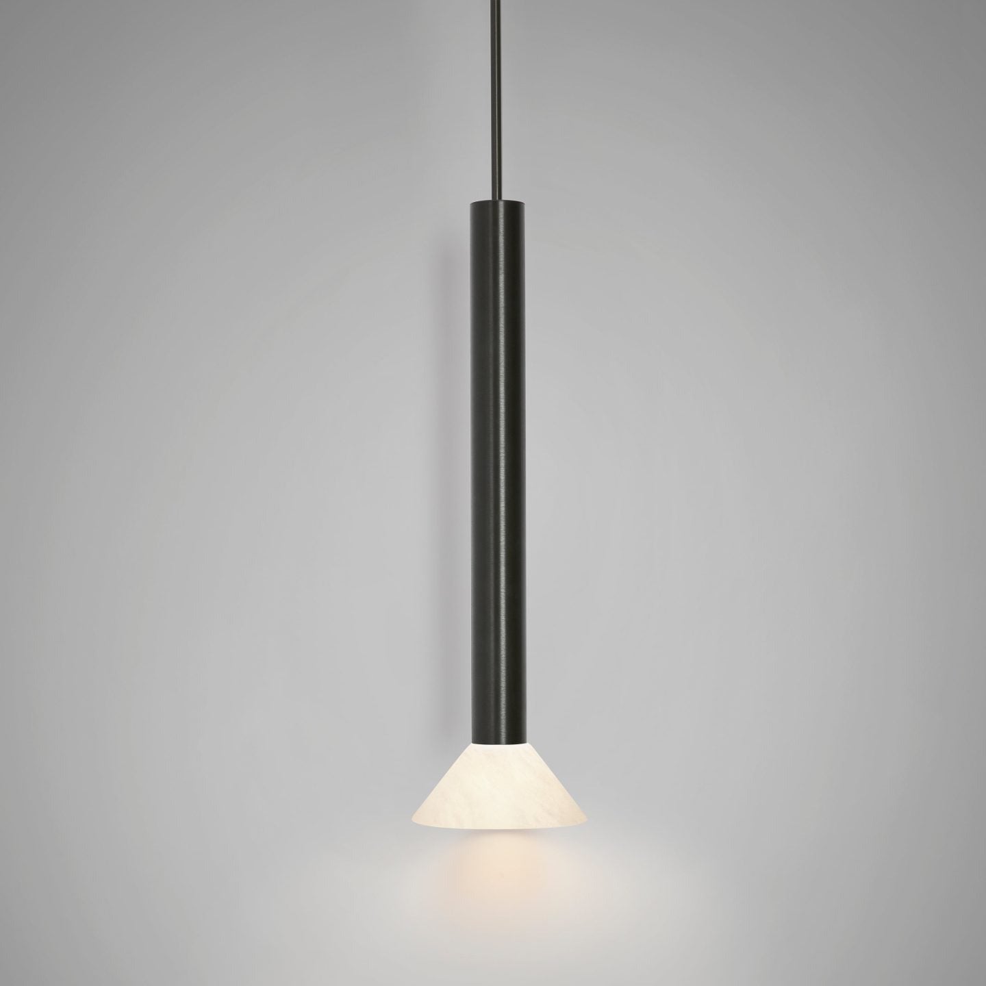 CTO Lighting - Torres Pendant Light - Alabaster Stone with Metal detailing - EB London