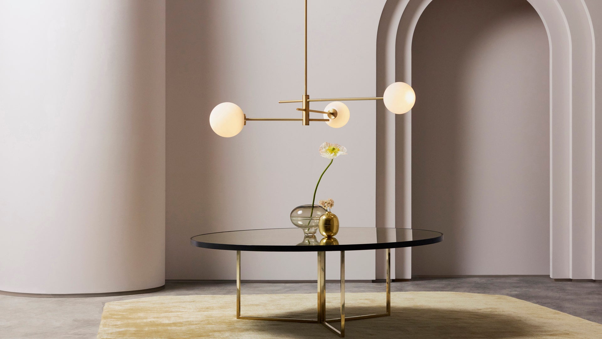 CTO Lighting - Trevi Pendant Light - Satin Brass and Bronze or Antique Bronze - EB London