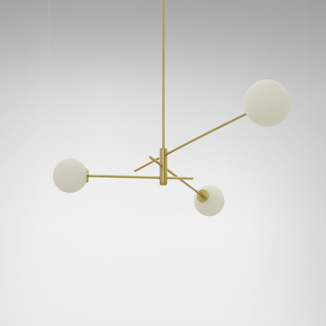CTO Lighting - Trevi Pendant Light - Satin Brass and Bronze or Antique Bronze - EB London