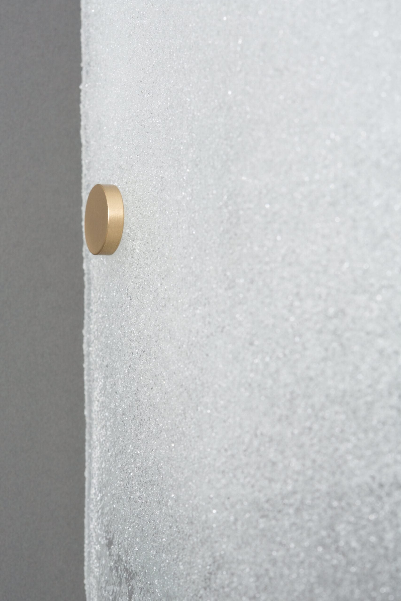 CTO Lighting - Whistler Wall Light - Fritted Glass With Satin Brass Details - EB London