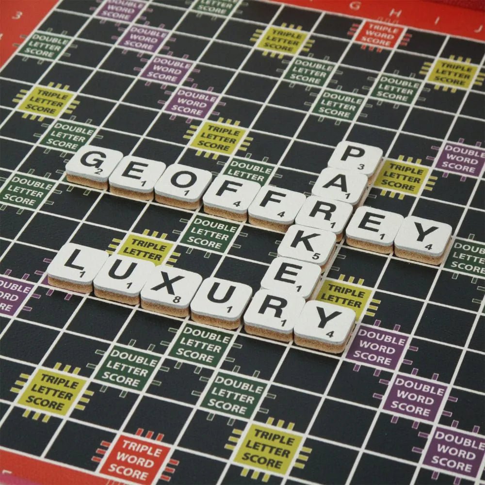 Custom Scrabble Set - Geoffery Parker - EB London