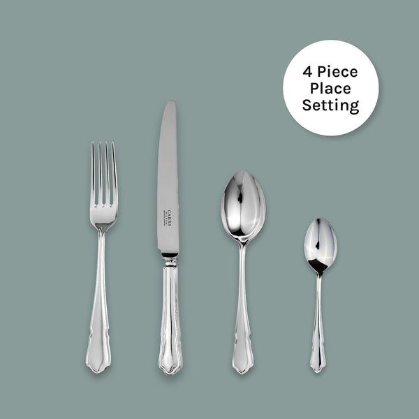 Dubarry Cutlery 4 Piece Place Setting - Carrs Silver - EB London