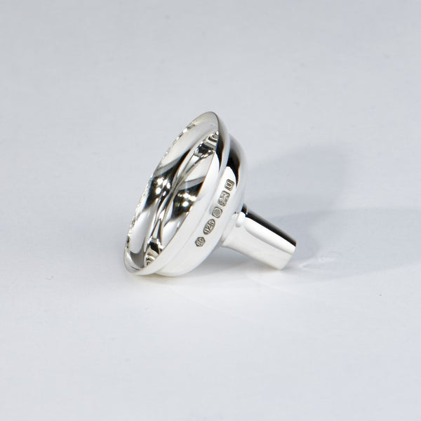 Sterling Silver Hip Flask In Presentation Case - Carrs Silver