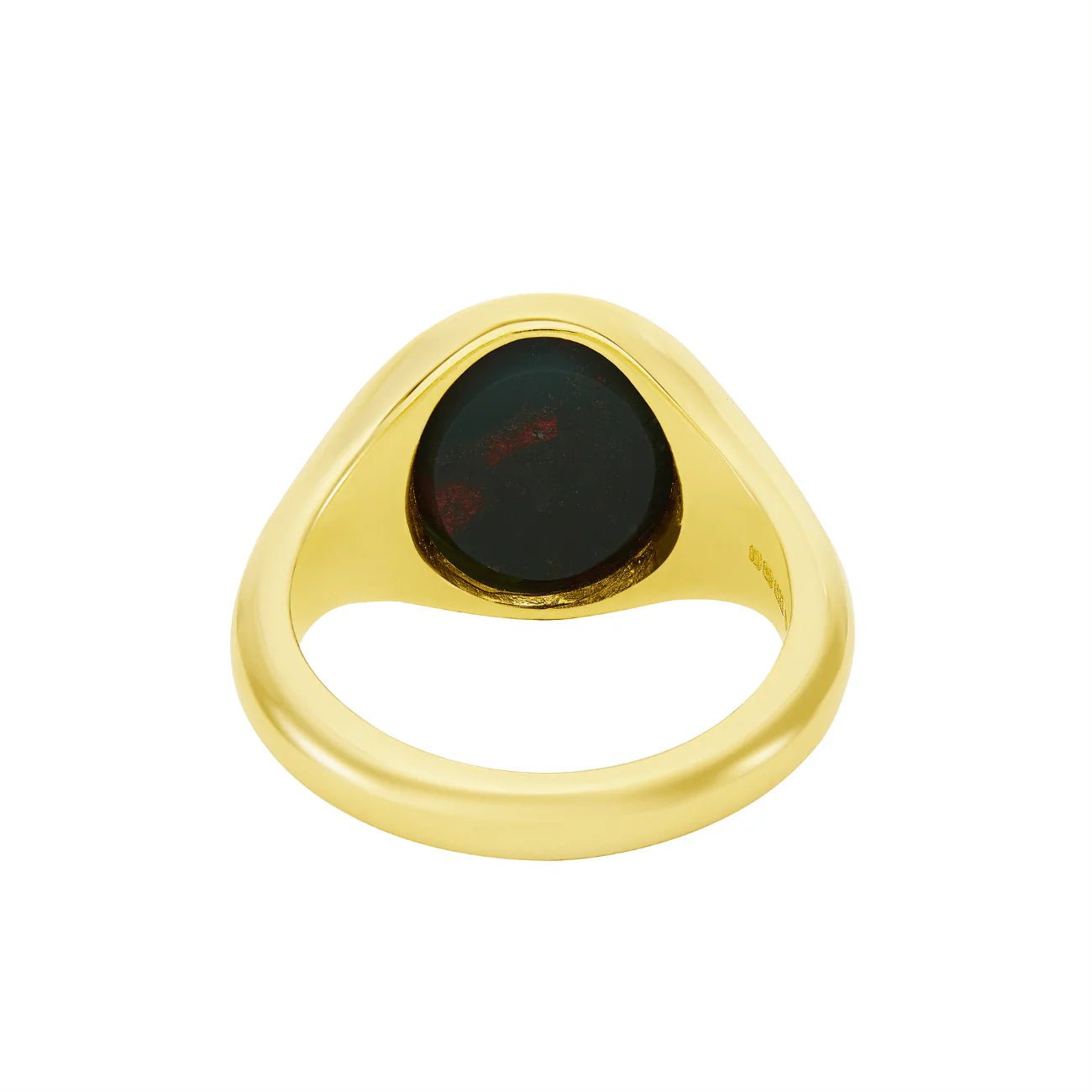 Gold Bloodstone Signet Ring (12x10mm) – Deakin & Francis - EB London