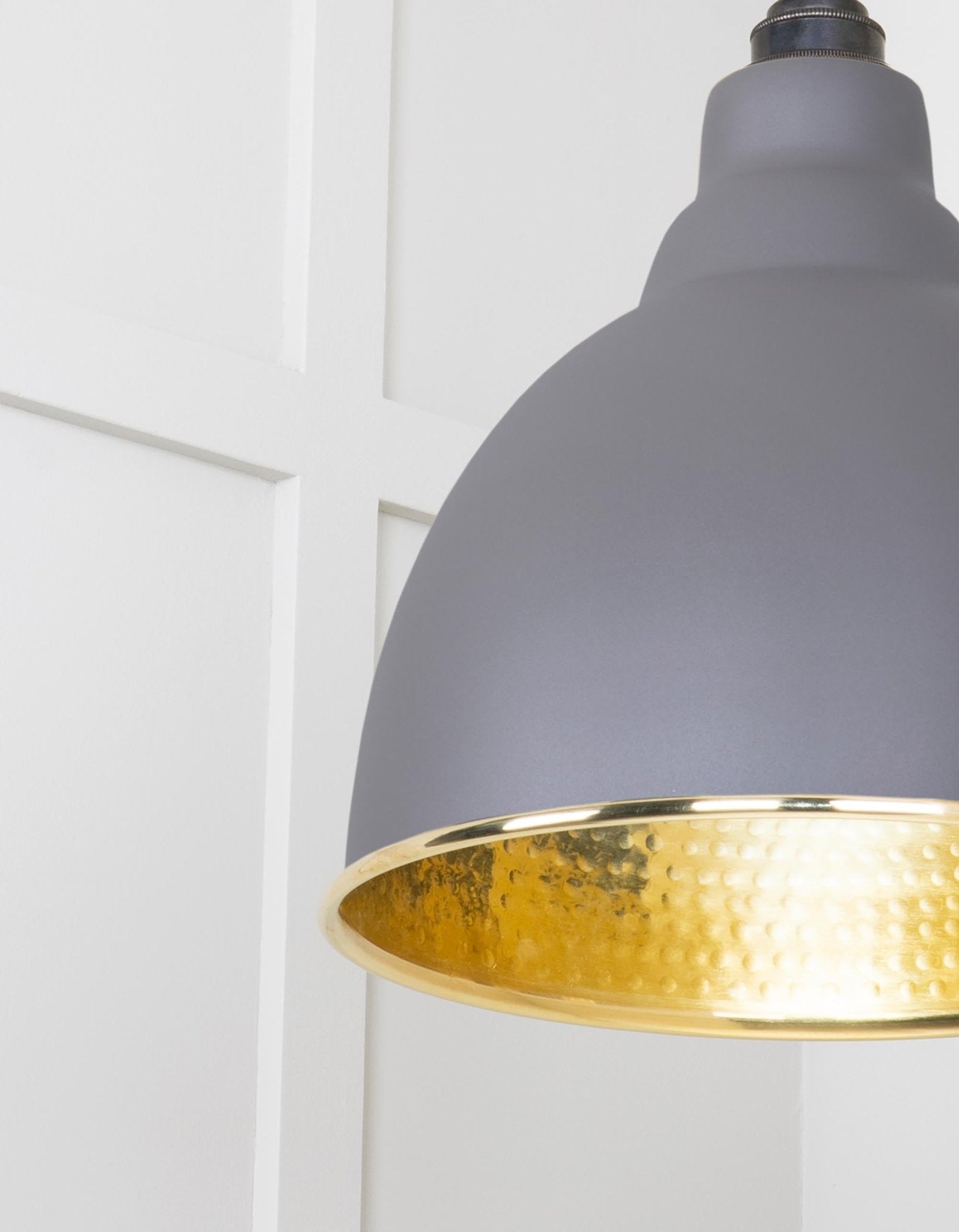 Hammered Brass Brindley Cluster Pendant | Bluff - From the Anvil - EB London