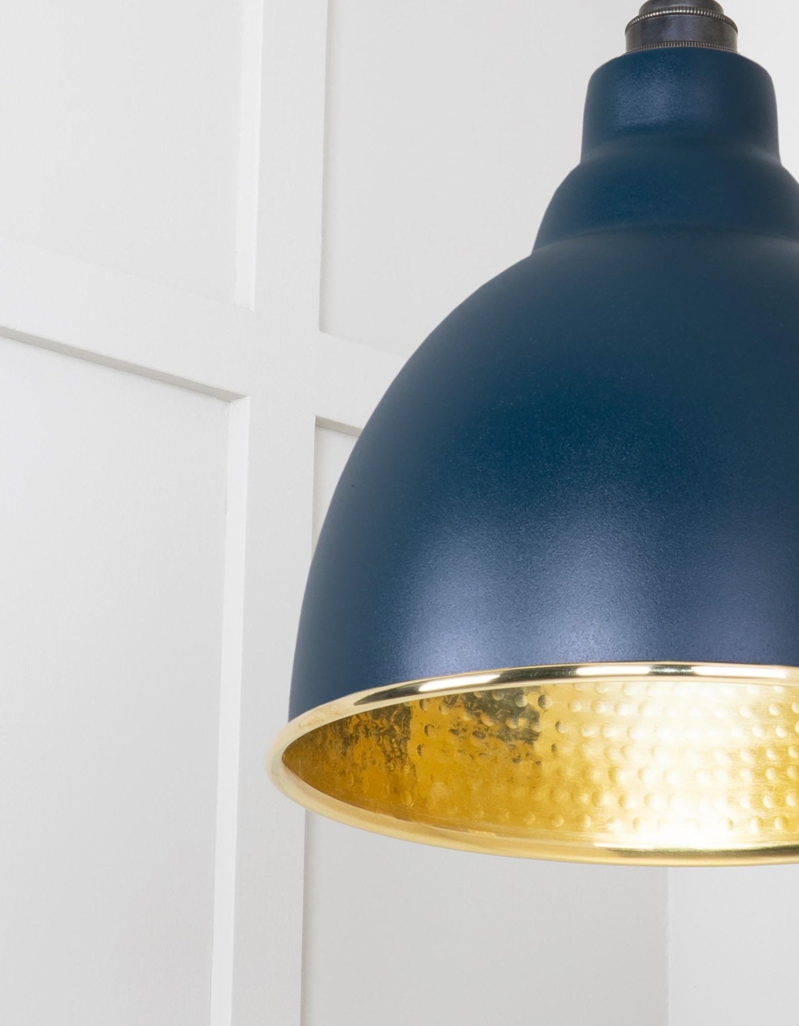Hammered Brass Brindley Cluster Pendant | Dusk - From the Anvil - EB London
