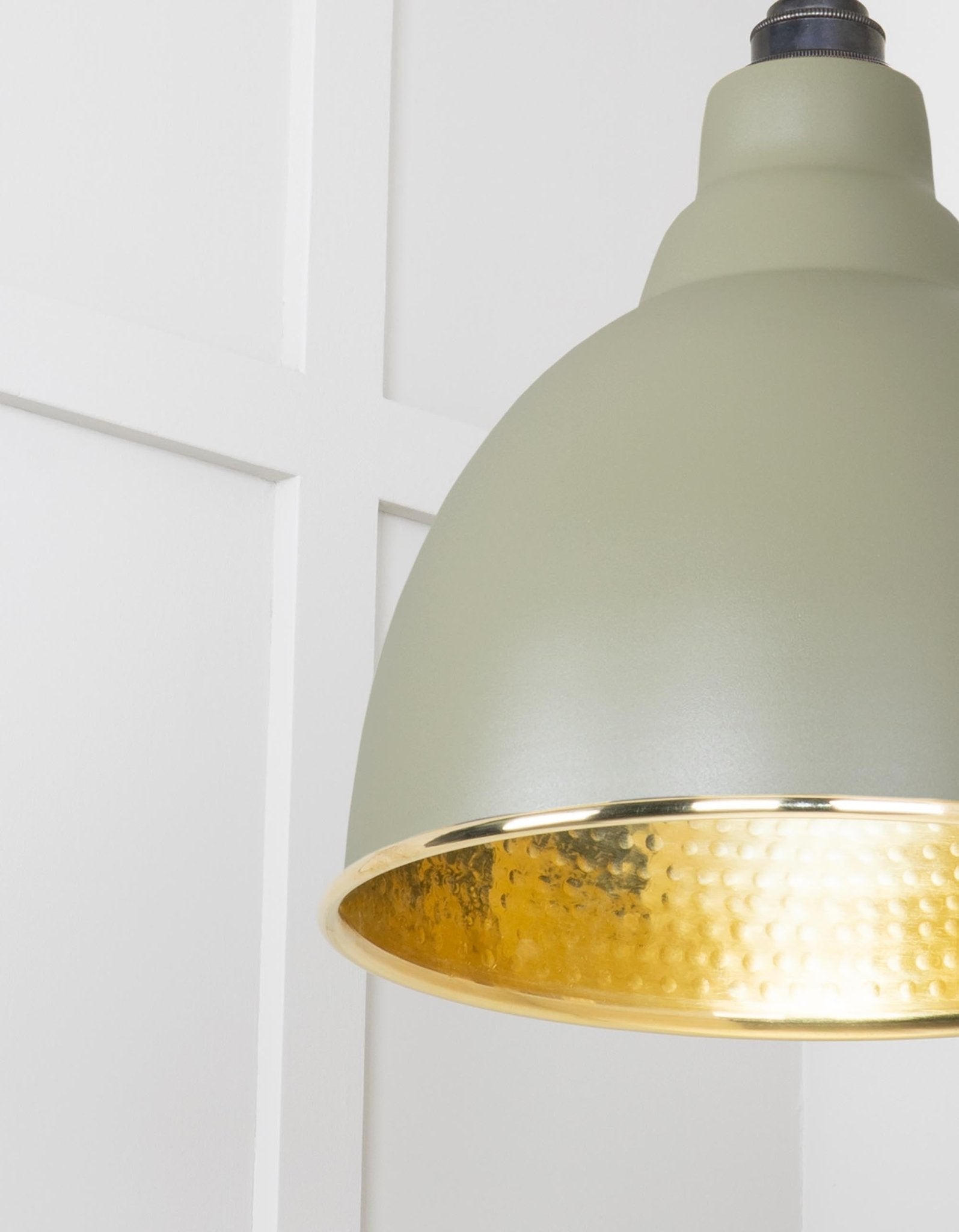 Hammered Brass Brindley Cluster Pendant | Tump - From the Anvil - EB London