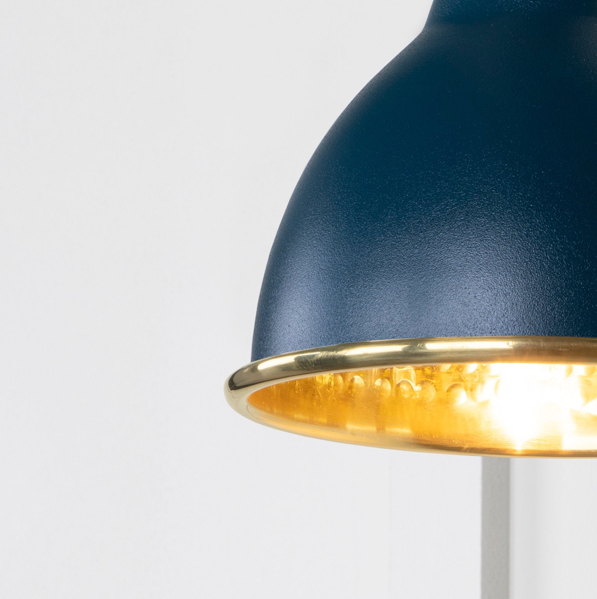 Hammered Brass Brindley Wall Light | Hammered Brass Dusk - From the Anvil - EB London