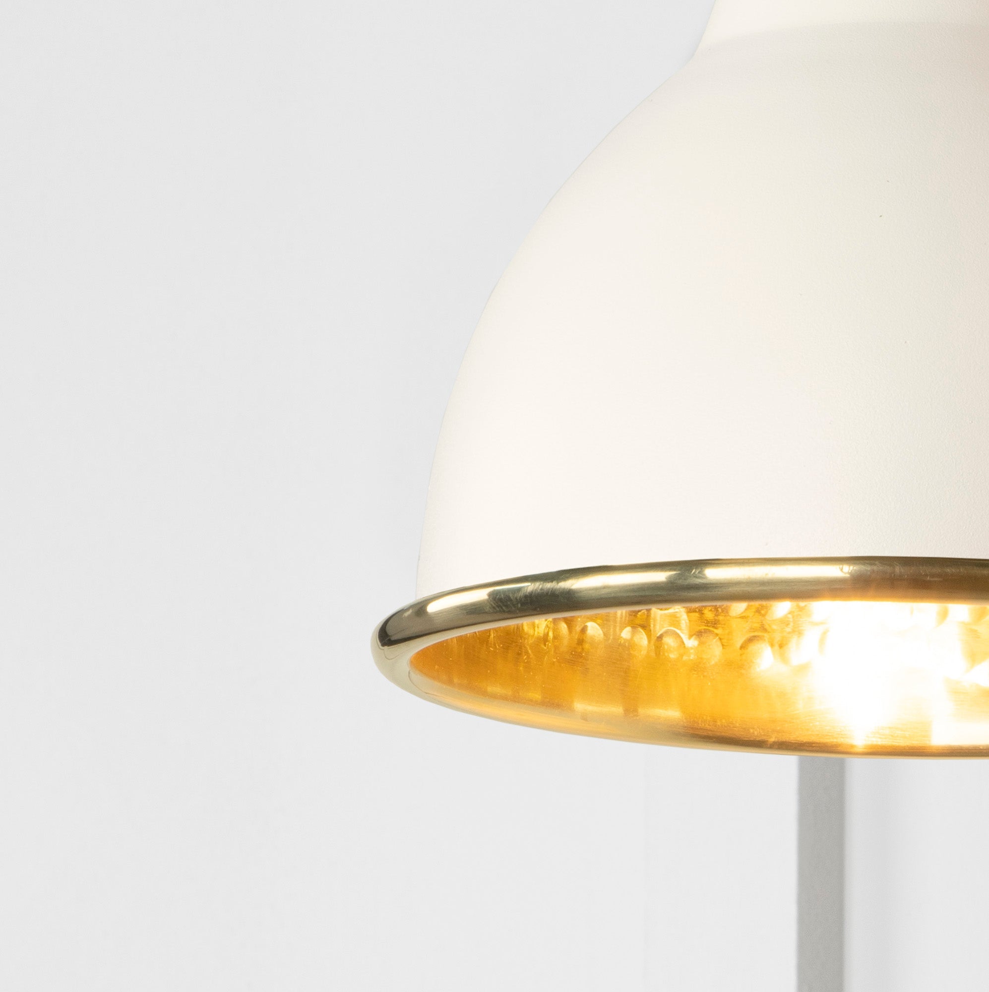 Hammered Brass Brindley Wall Light | Hammered Brass Teasel - From the Anvil - EB London