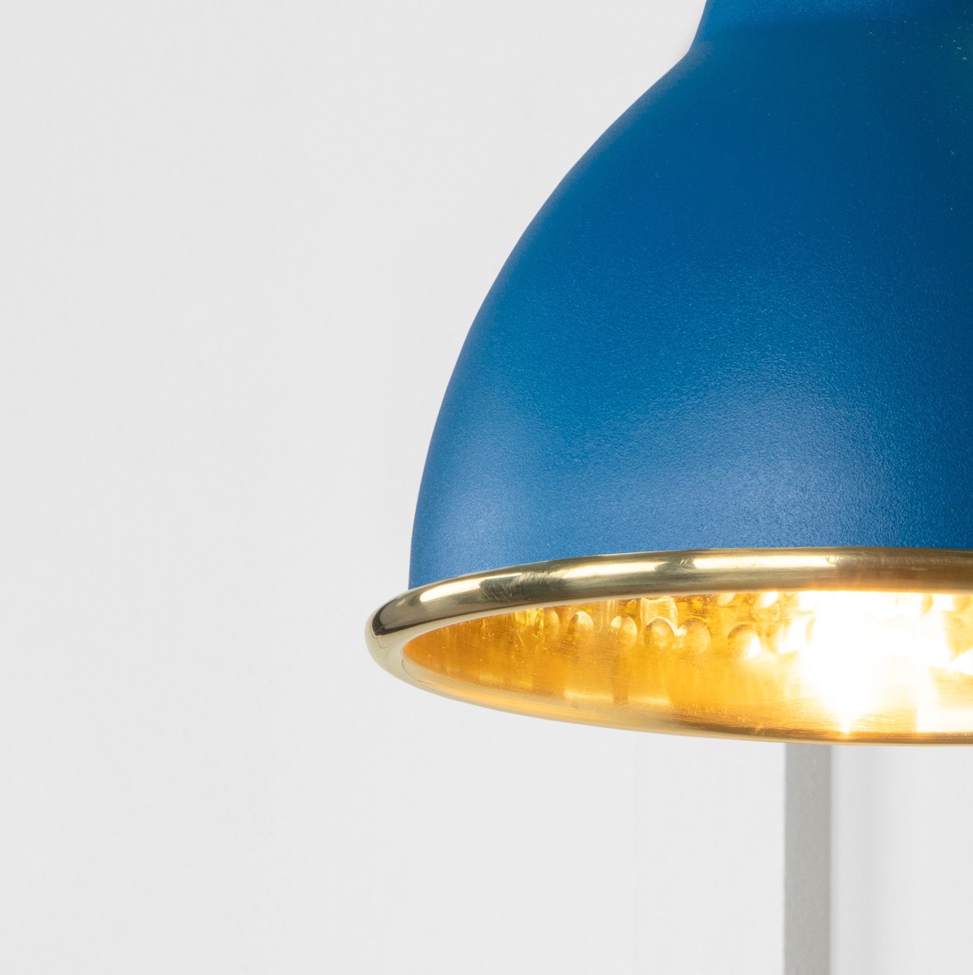 Hammered Brass Brindley Wall Light | Hammered Brass Upstream - From the Anvil - EB London