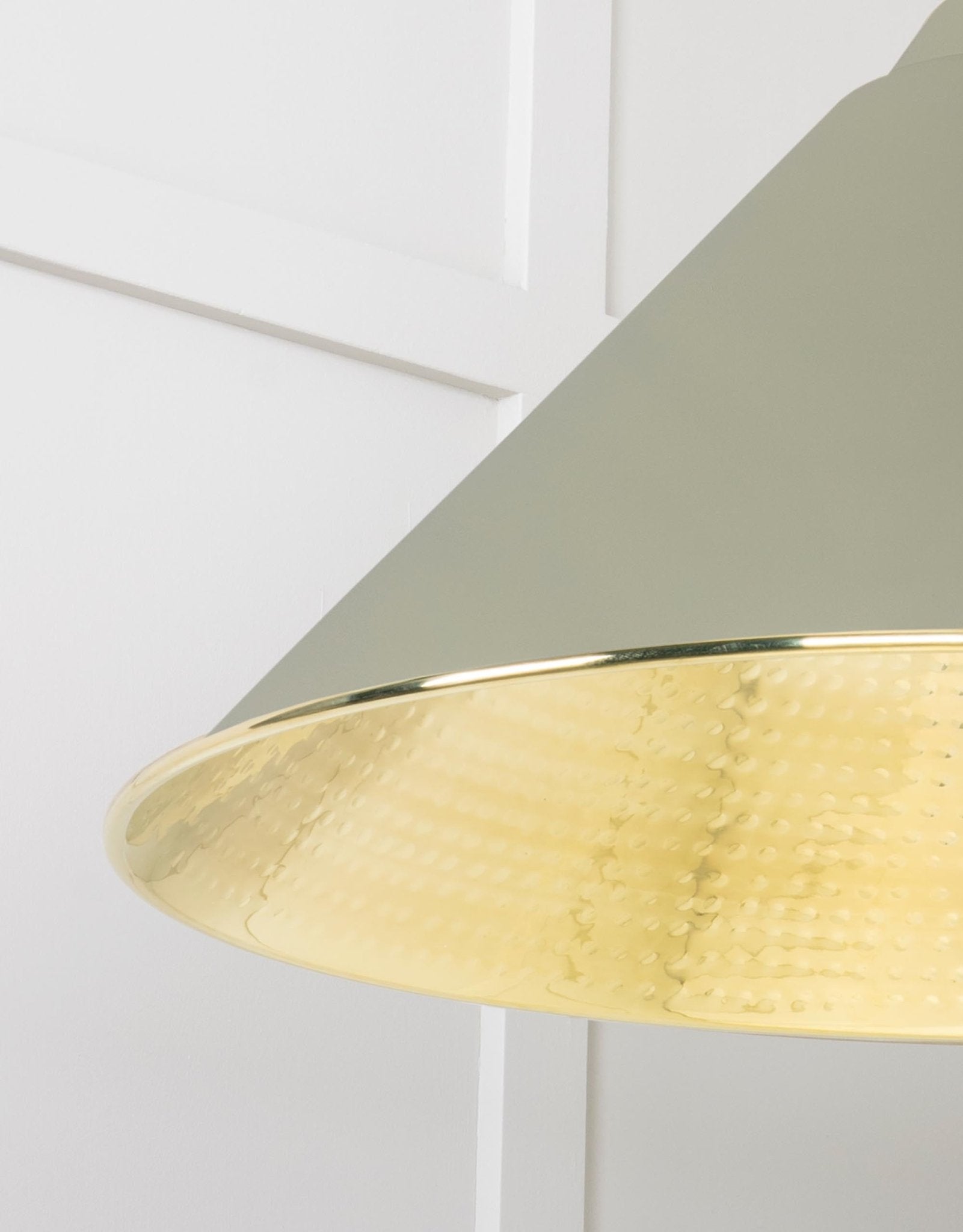 Hammered Brass Hockley Pendant | Tump - From The Anvil - EB London