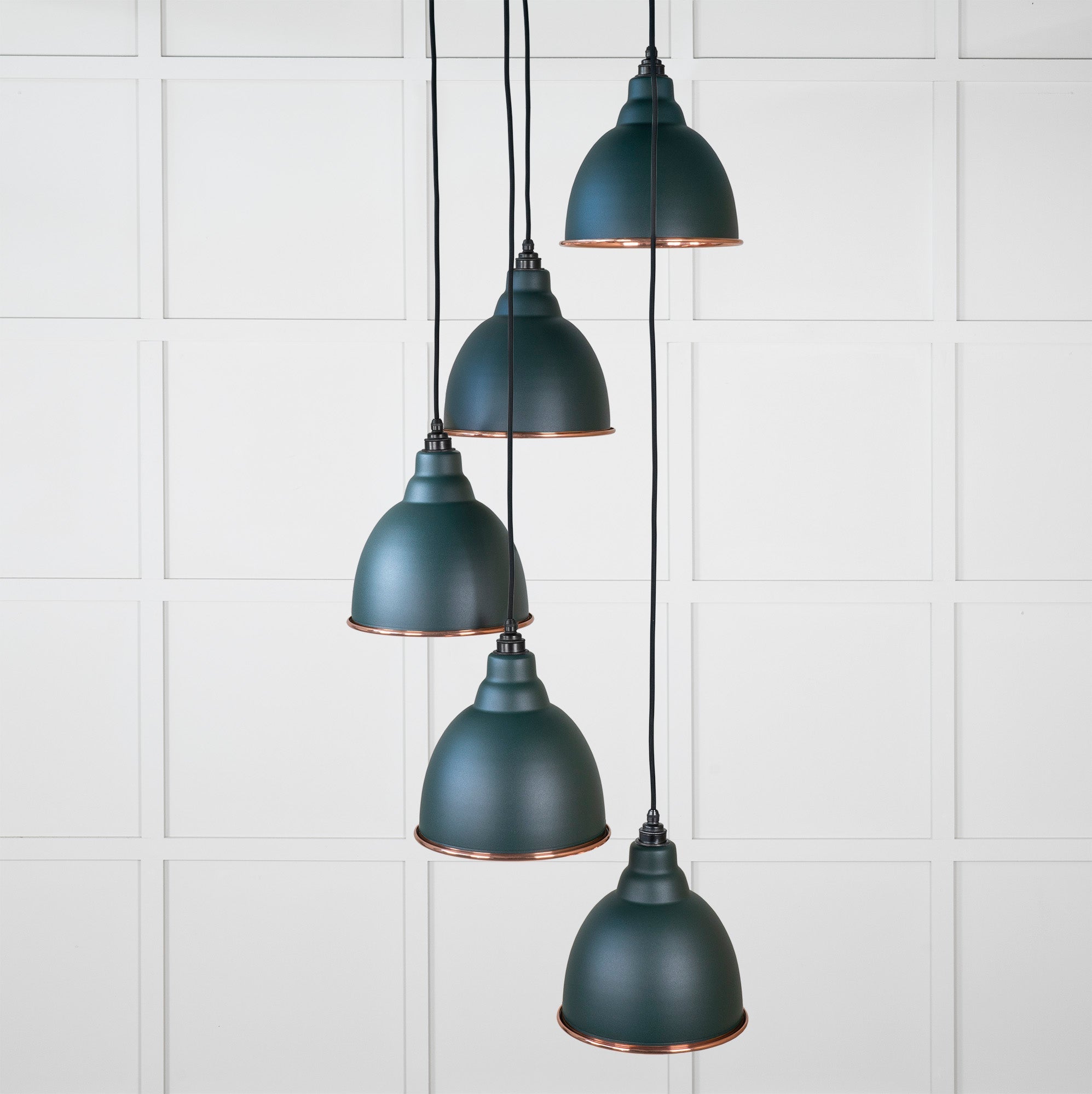 Hammered Copper Brindley Cluster Pendant |Dingle - From the Anvil - EB London