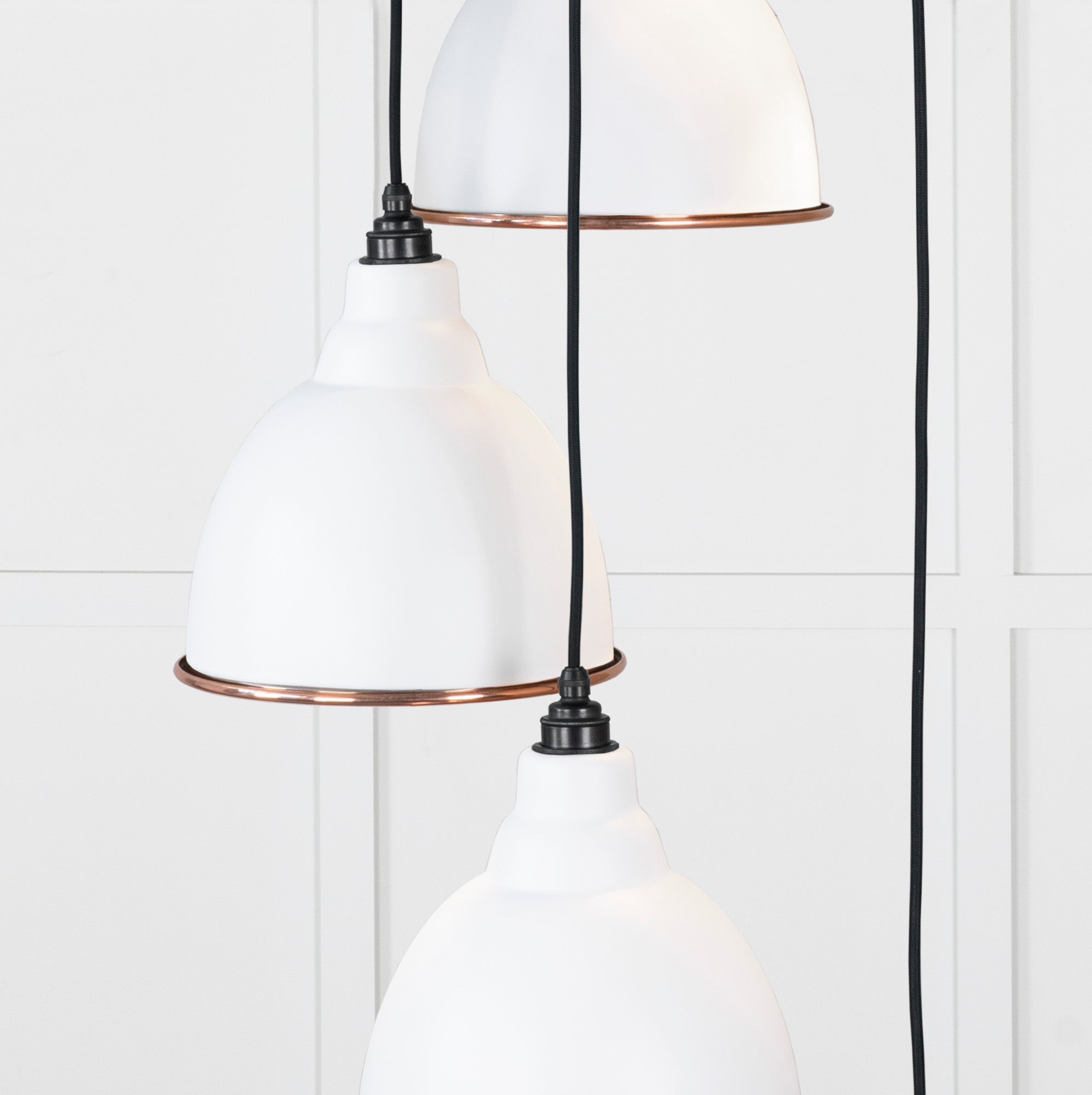 Hammered Copper Brindley Cluster Pendant | Flock - From the Anvil - EB London
