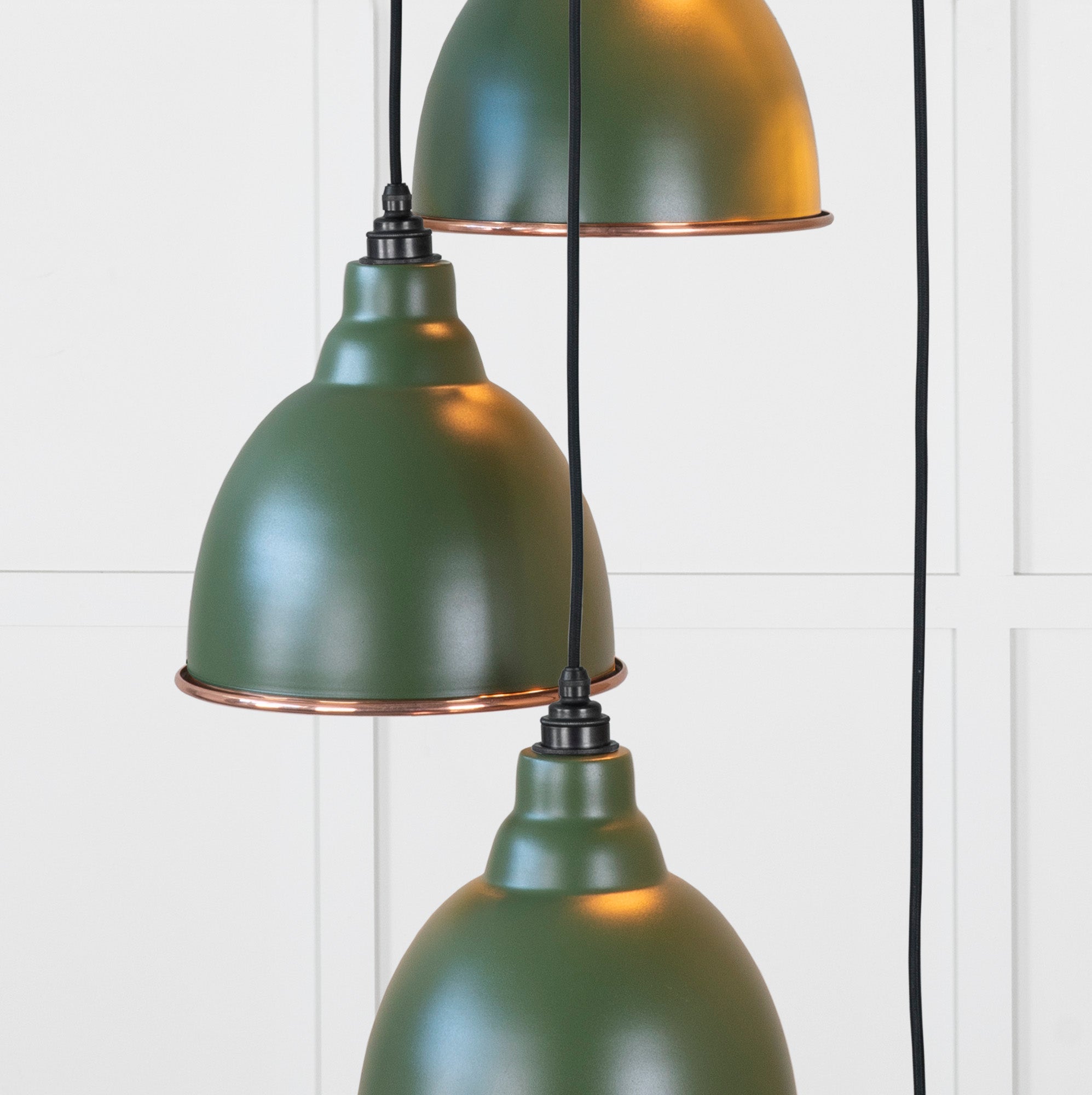Hammered Copper Brindley Cluster Pendant | Heath - From the Anvil - EB London