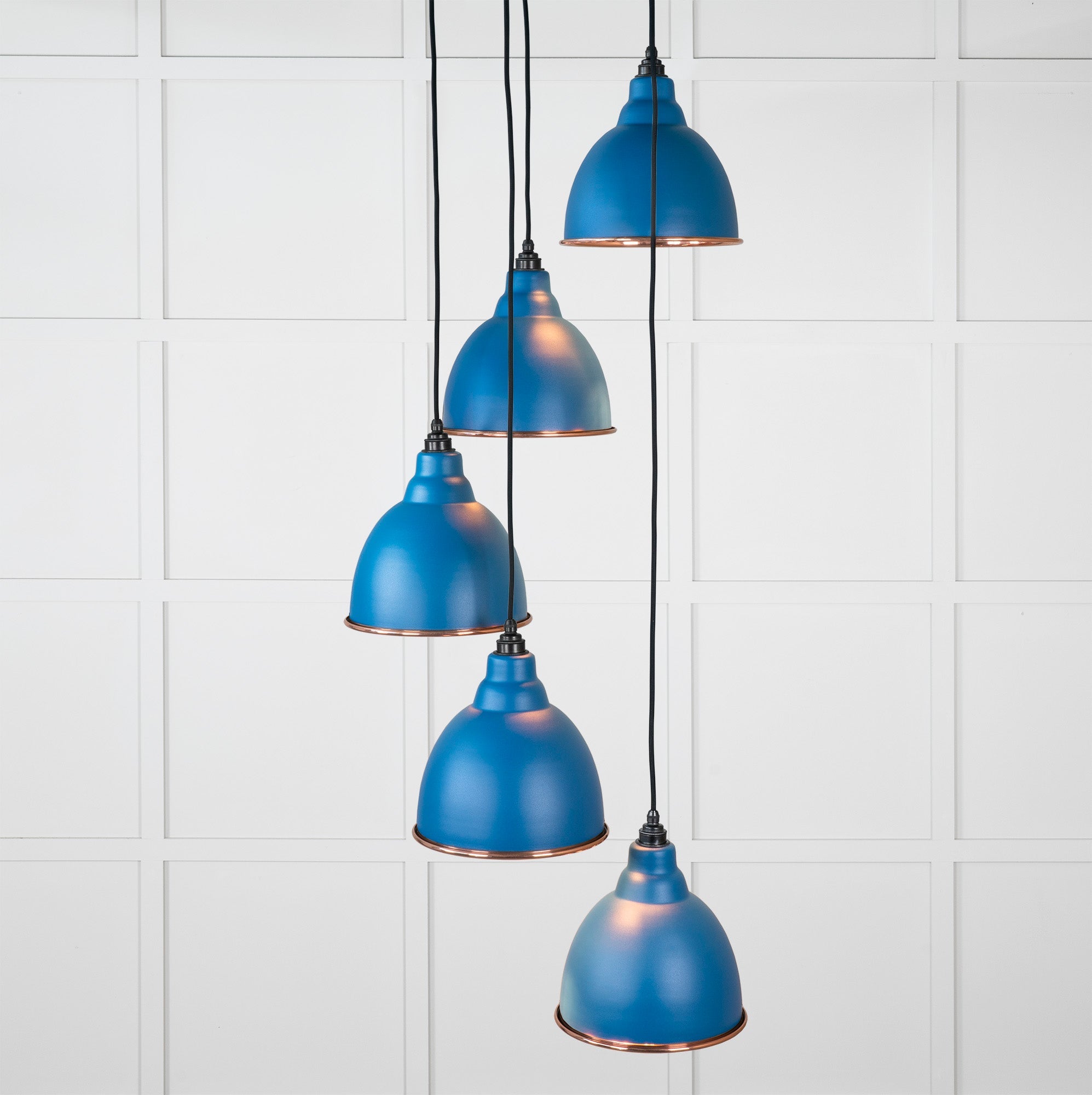 Hammered Copper Brindley Cluster Pendant | Upstream - From the Anvil - EB London