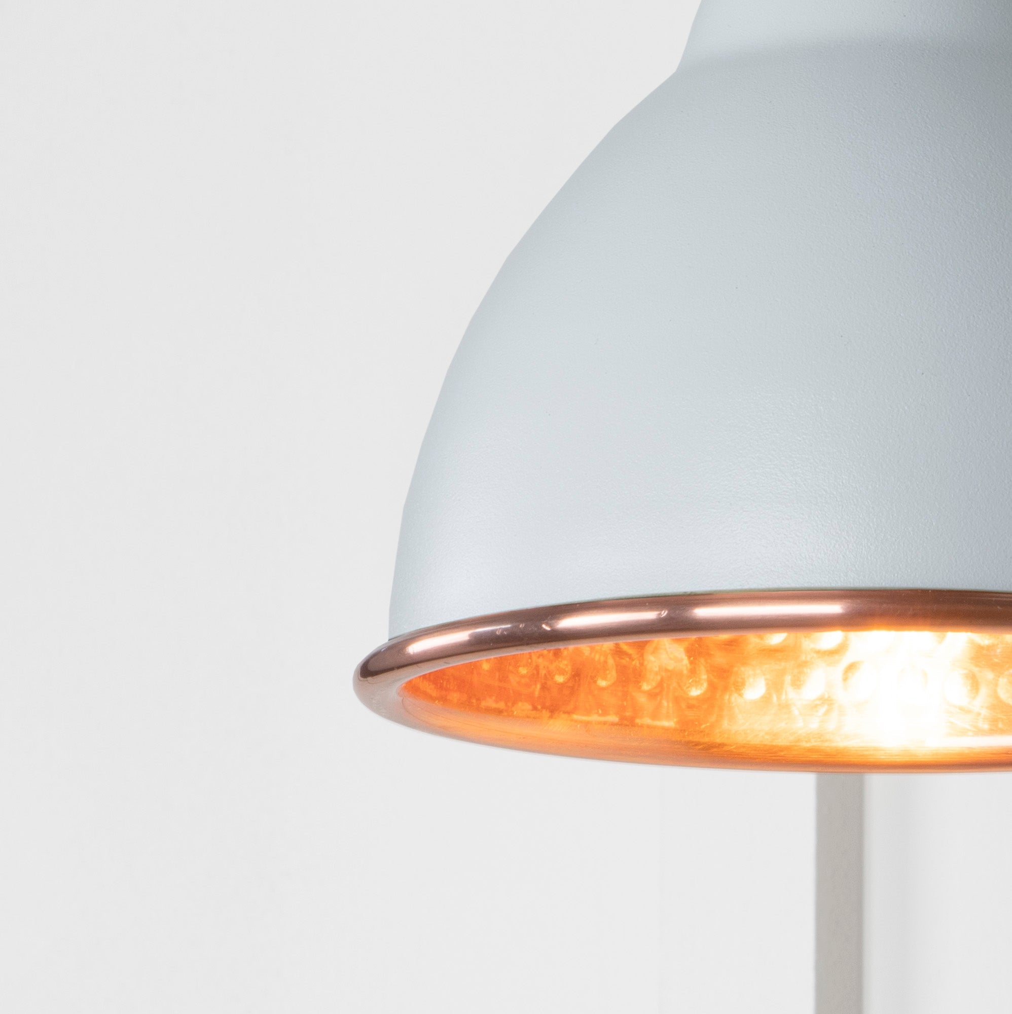Hammered Copper Brindley Wall Light | Hammered Copper Birch - From the Anvil - EB London