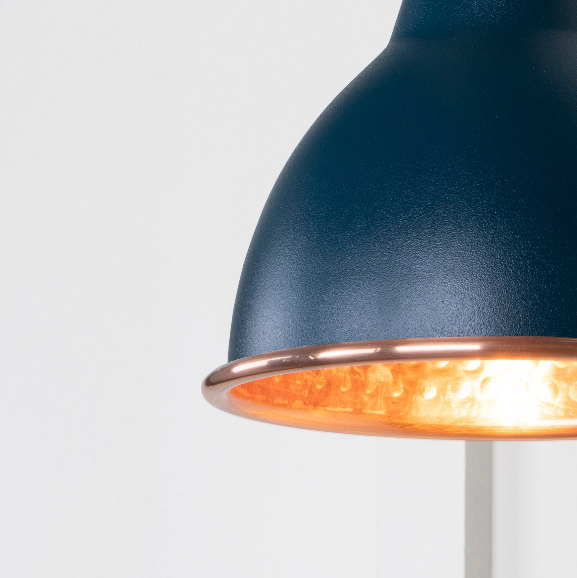 Hammered Copper Brindley Wall Light | Hammered Copper Dusk - From the Anvil - EB London