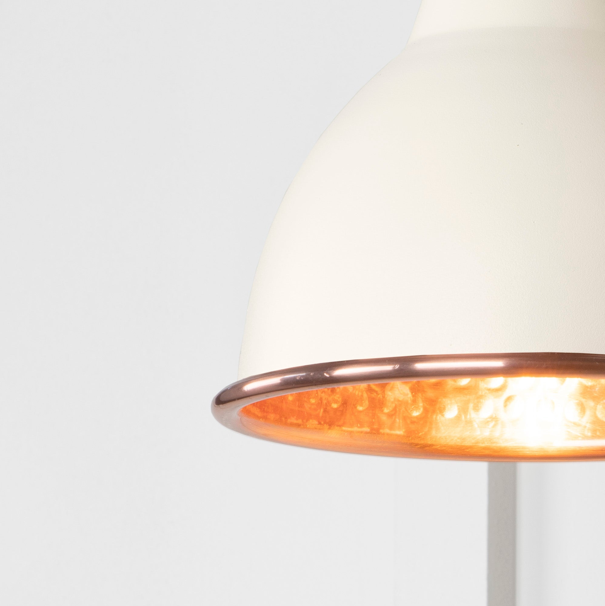 Hammered Copper Brindley Wall Light | Hammered Copper Teasel - From the Anvil - EB London
