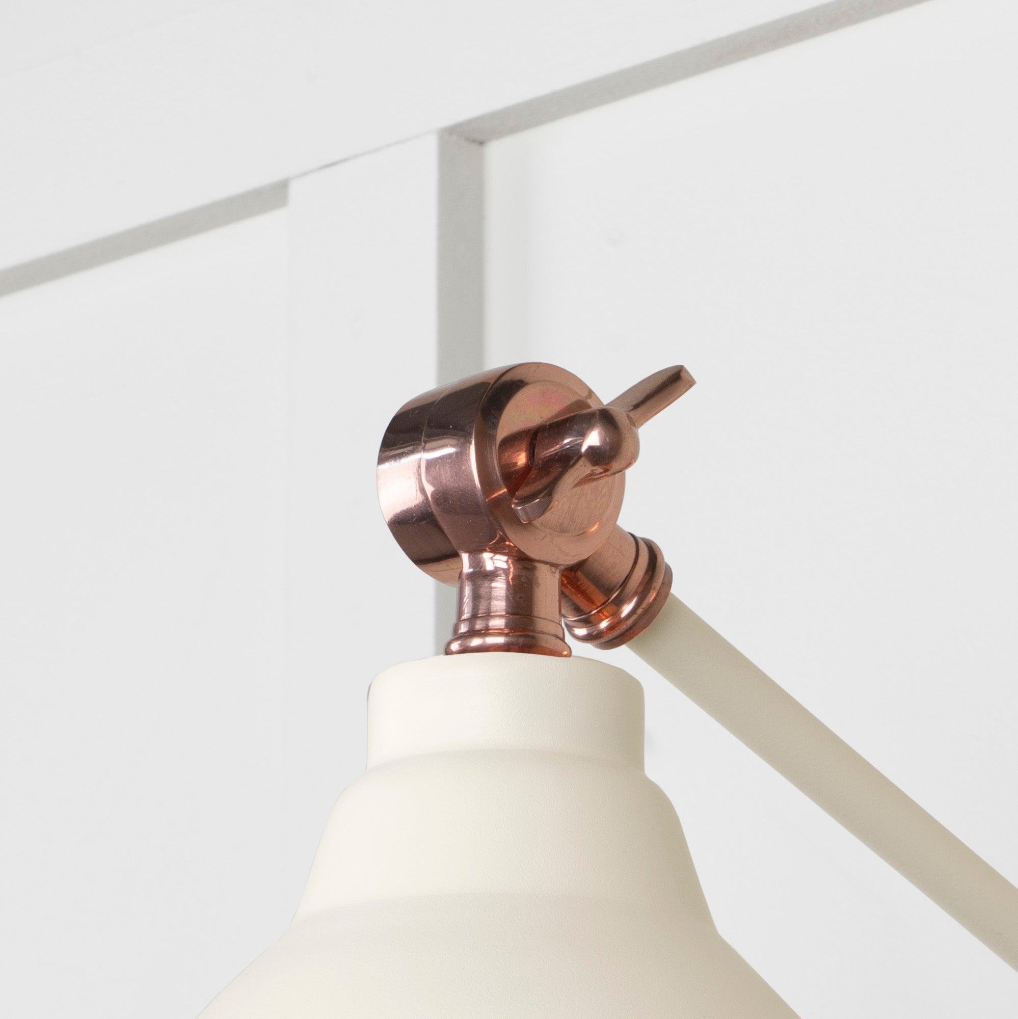 Hammered Copper Brindley Wall Light | Hammered Copper Teasel - From the Anvil - EB London