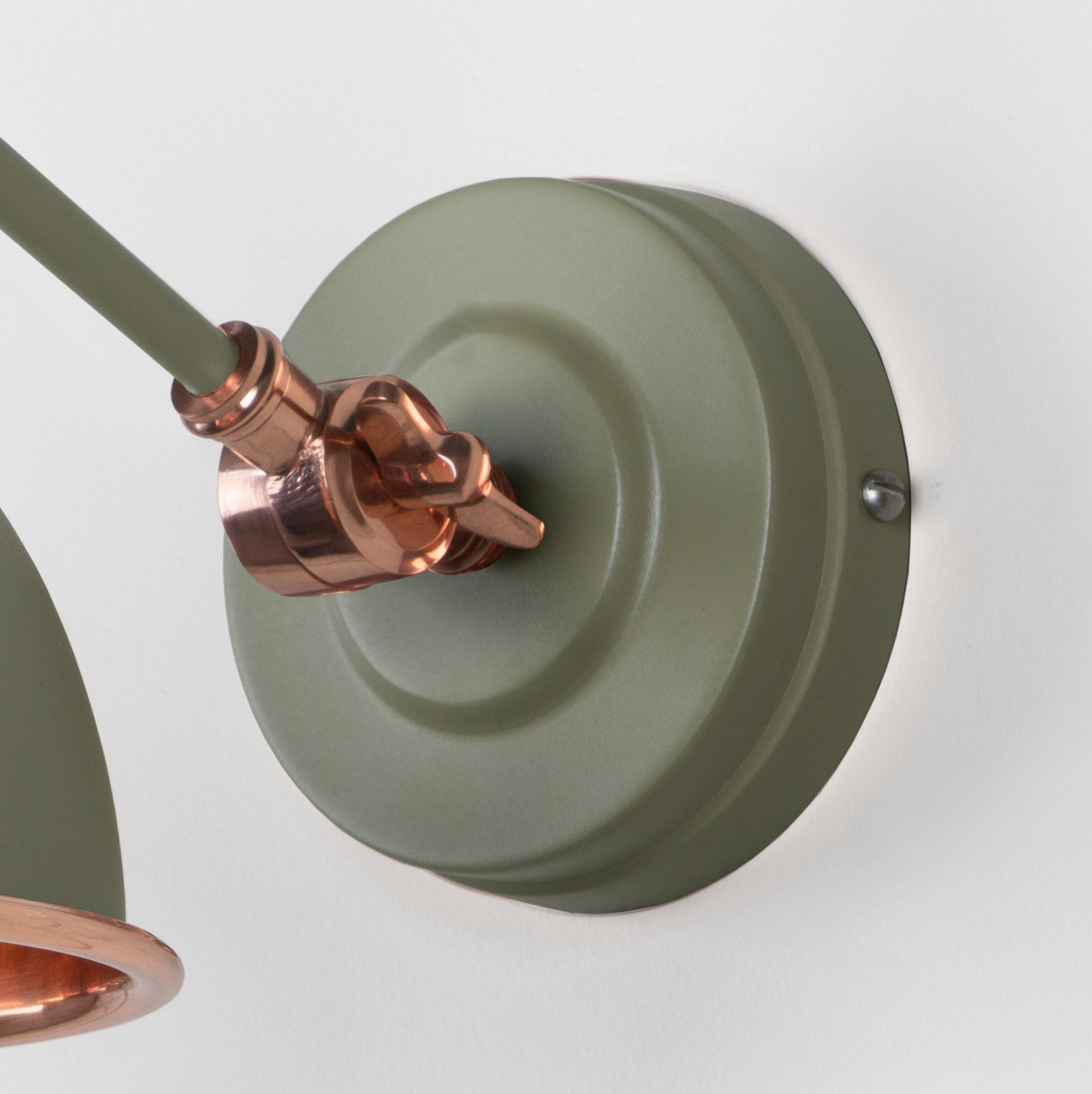 Hammered Copper Brindley Wall Light | Hammered Copper Tump - From the Anvil - EB London