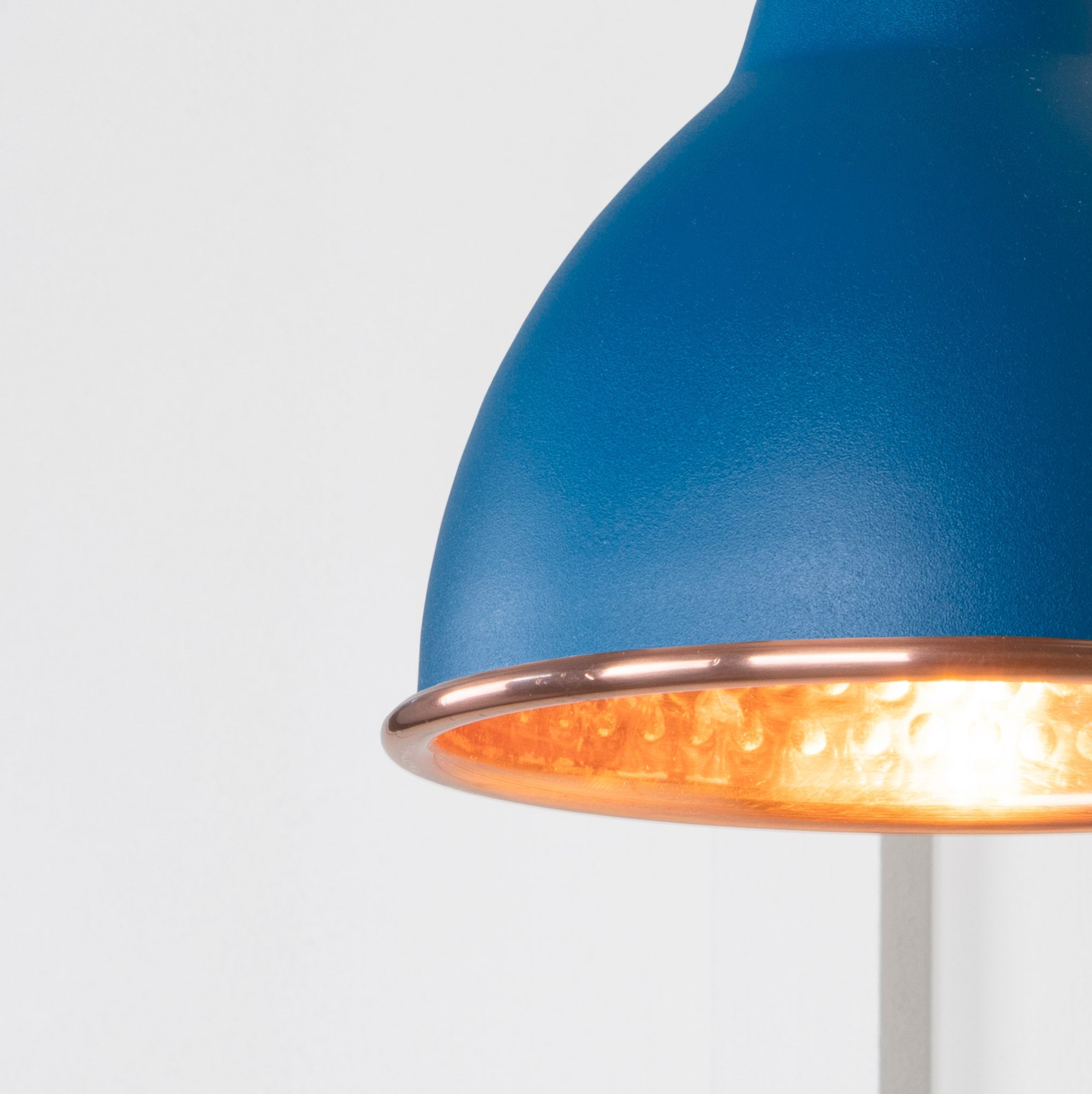 Hammered Copper Brindley Wall Light | Hammered Copper Upstream - From the Anvil - EB London