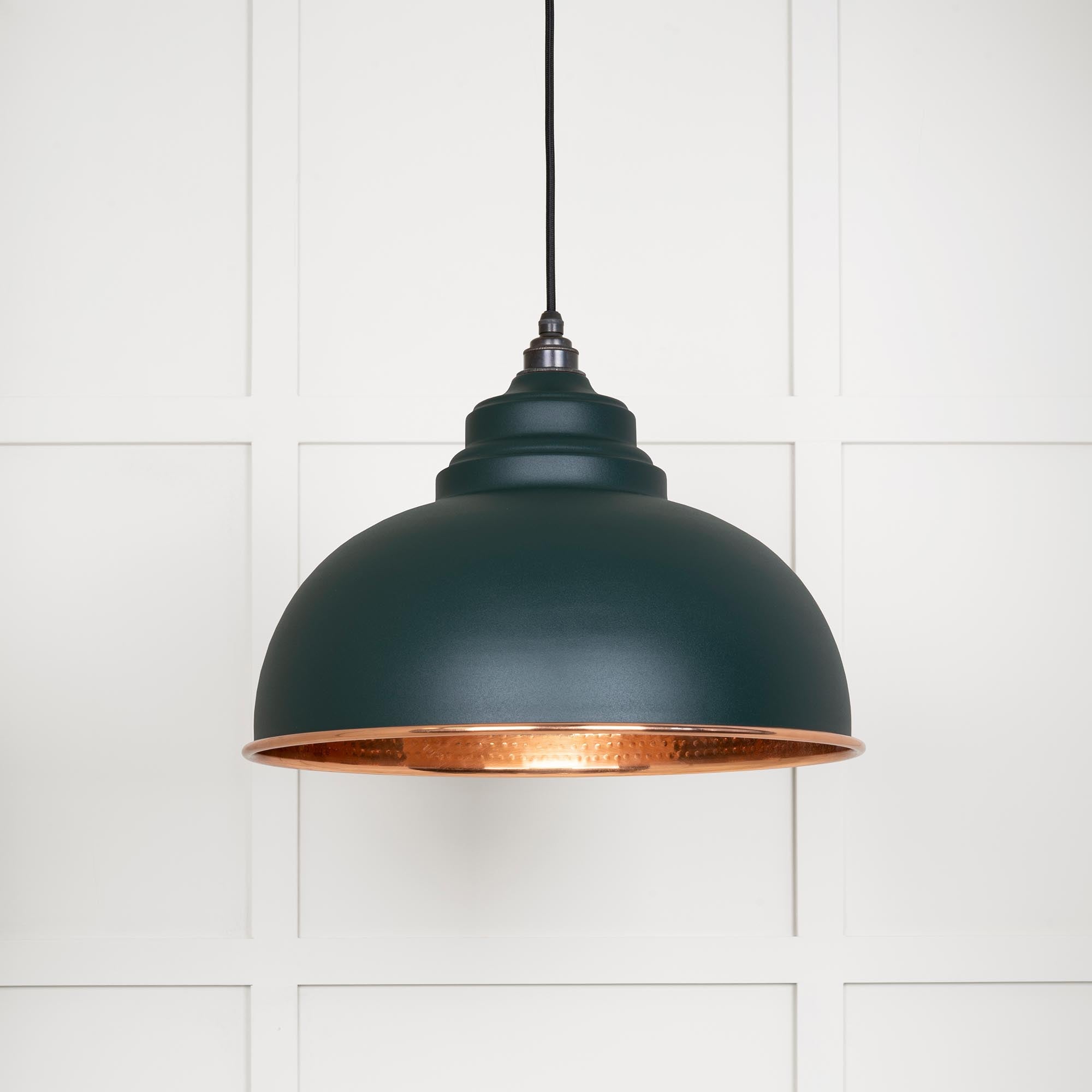 Hammered Copper Harborne Pendant | Dingle - From The Anvil - EB London