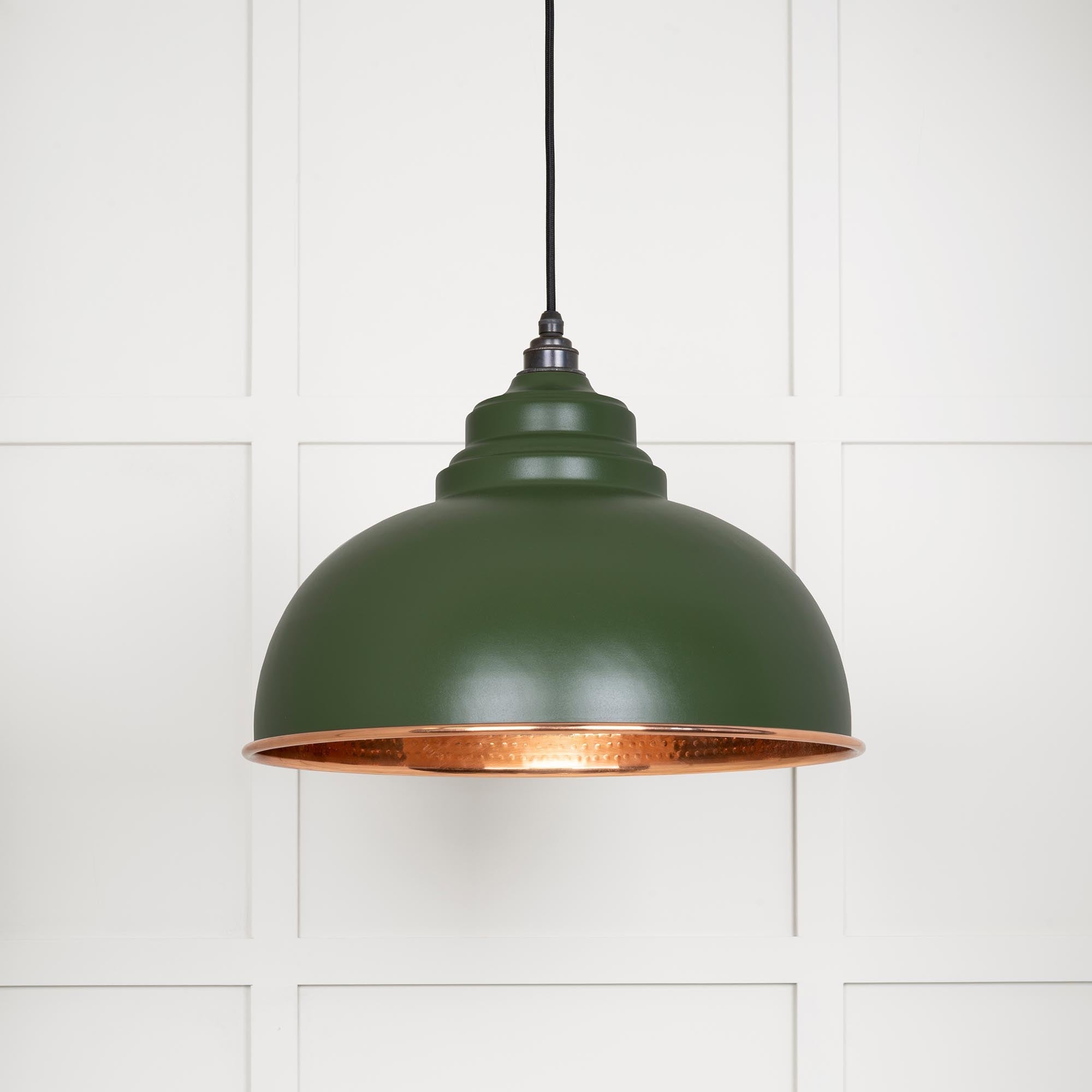 Hammered Copper Harborne Pendant | Heath - From The Anvil - EB London
