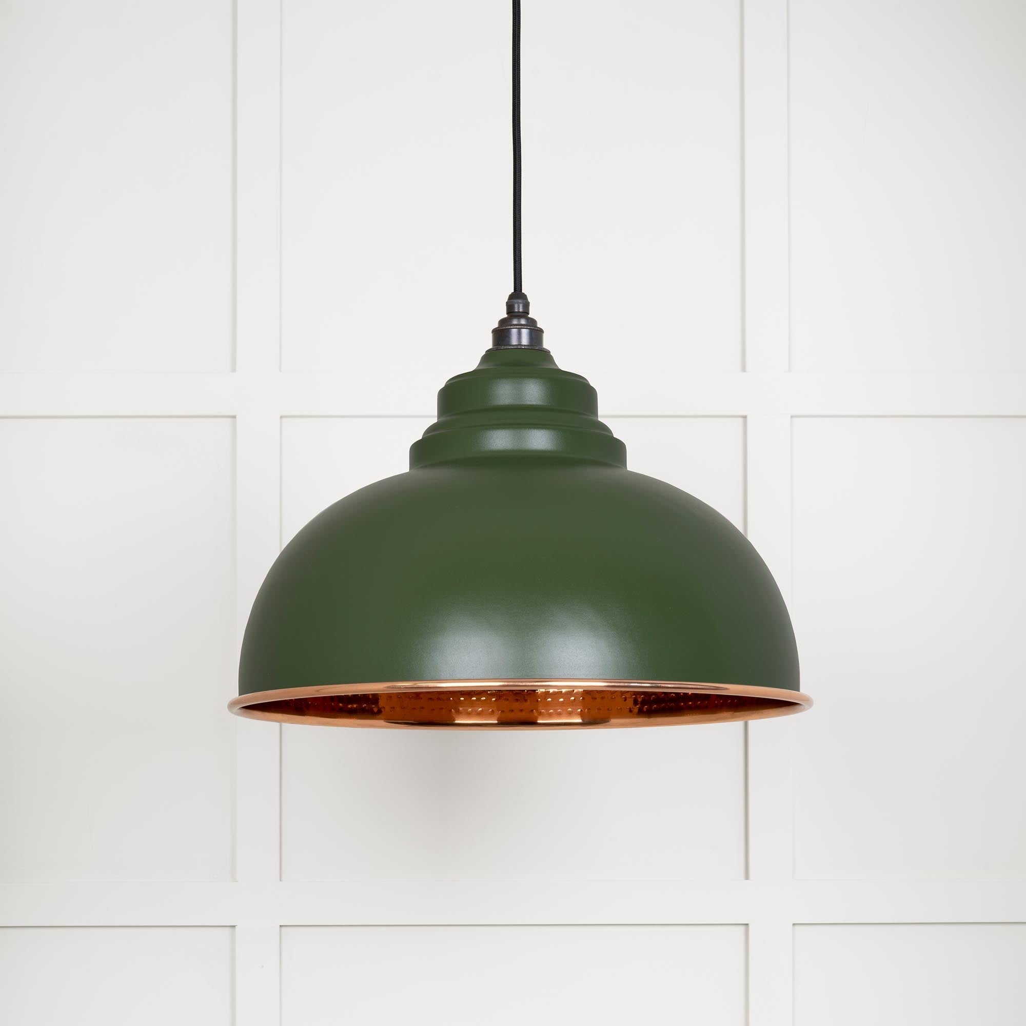 Hammered Copper Harborne Pendant | Heath - From The Anvil - EB London