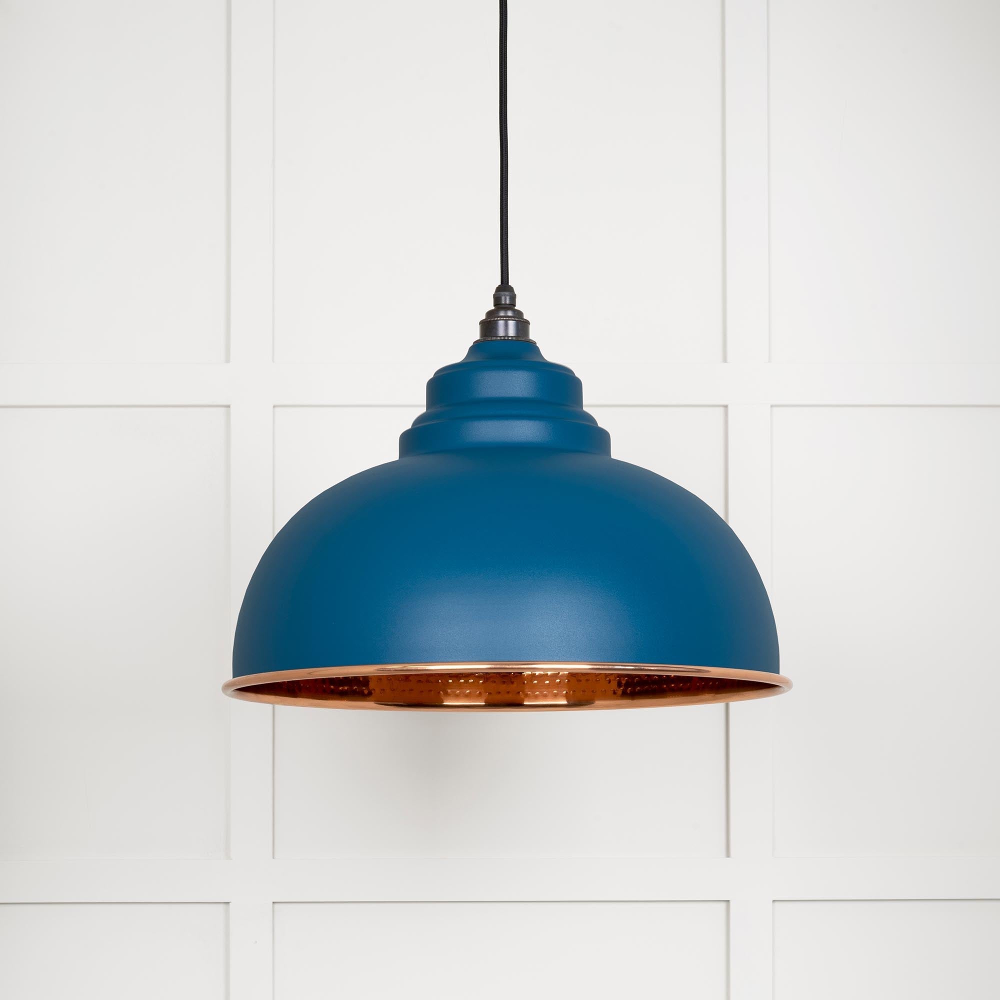 Hammered Copper Harborne Pendant | Upstream - From The Anvil - EB London