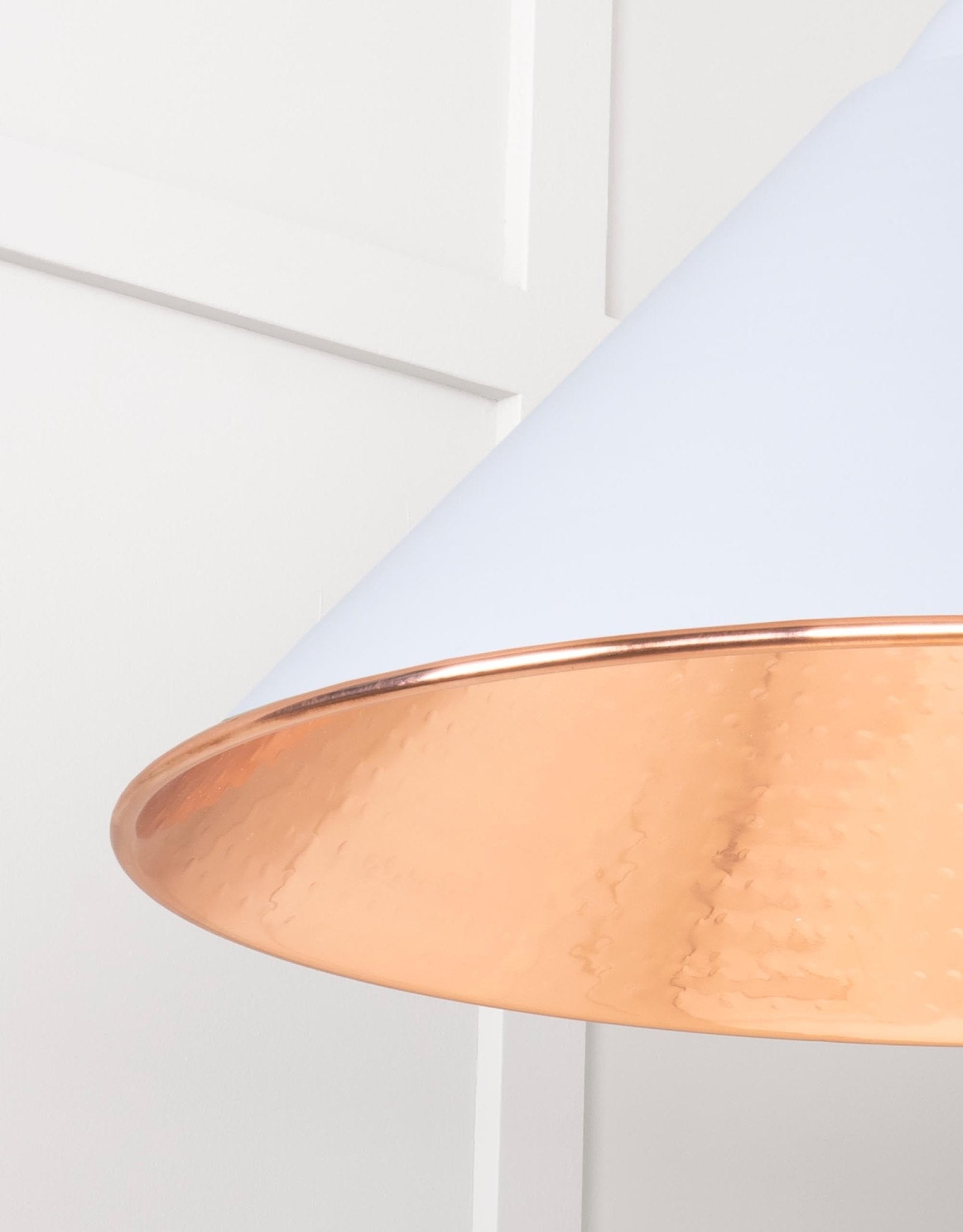Hammered Copper Hockley Pendant | Birch - From The Anvil - EB London