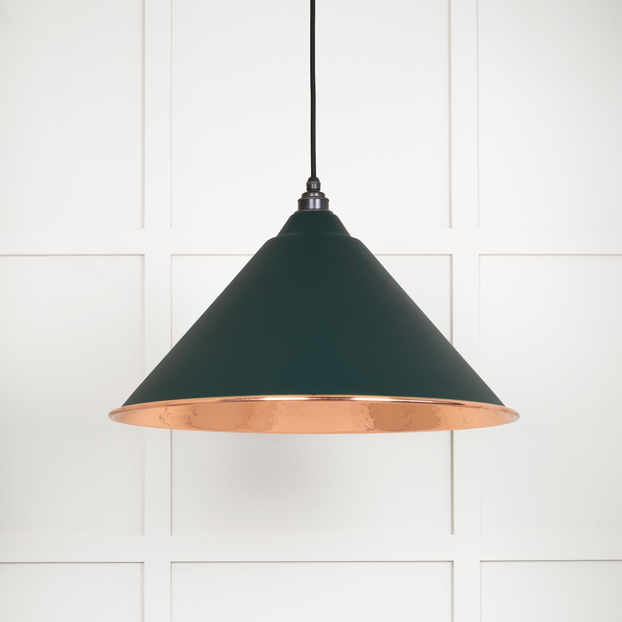 Hammered Copper Hockley Pendant | Dingle - From The Anvil - EB London