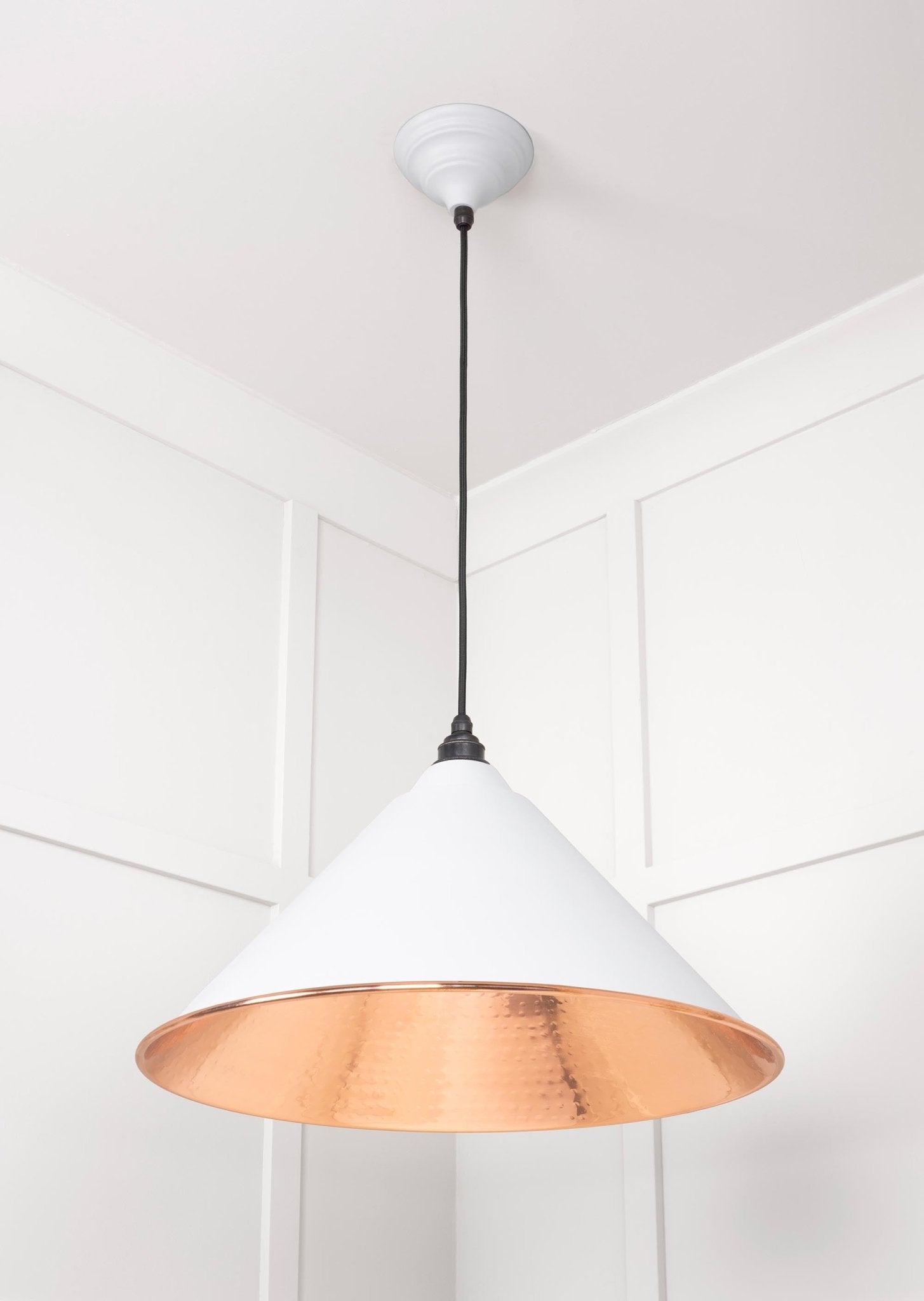 Hammered Copper Hockley Pendant | Flock - From The Anvil - EB London