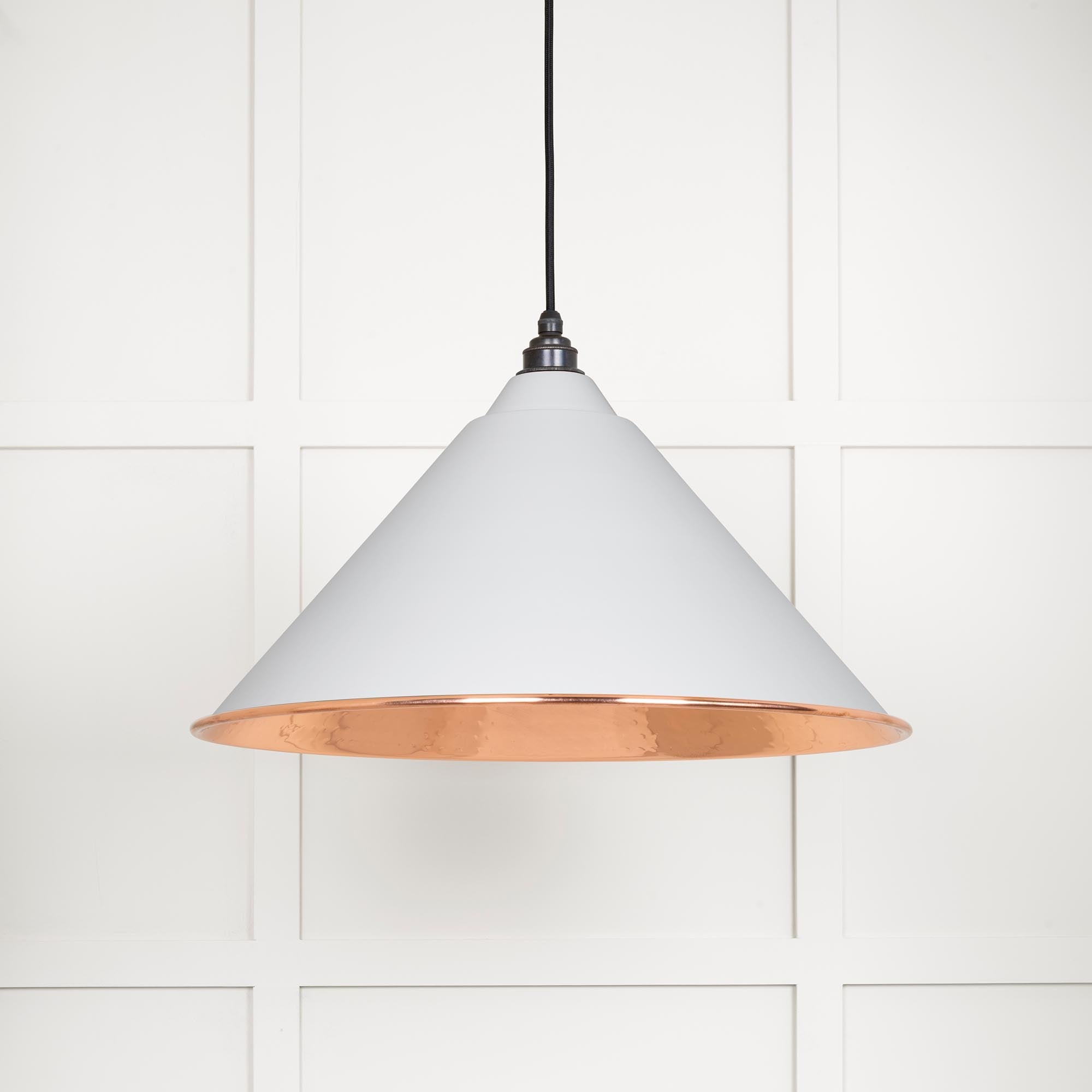 Hammered Copper Hockley Pendant | Flock - From The Anvil - EB London