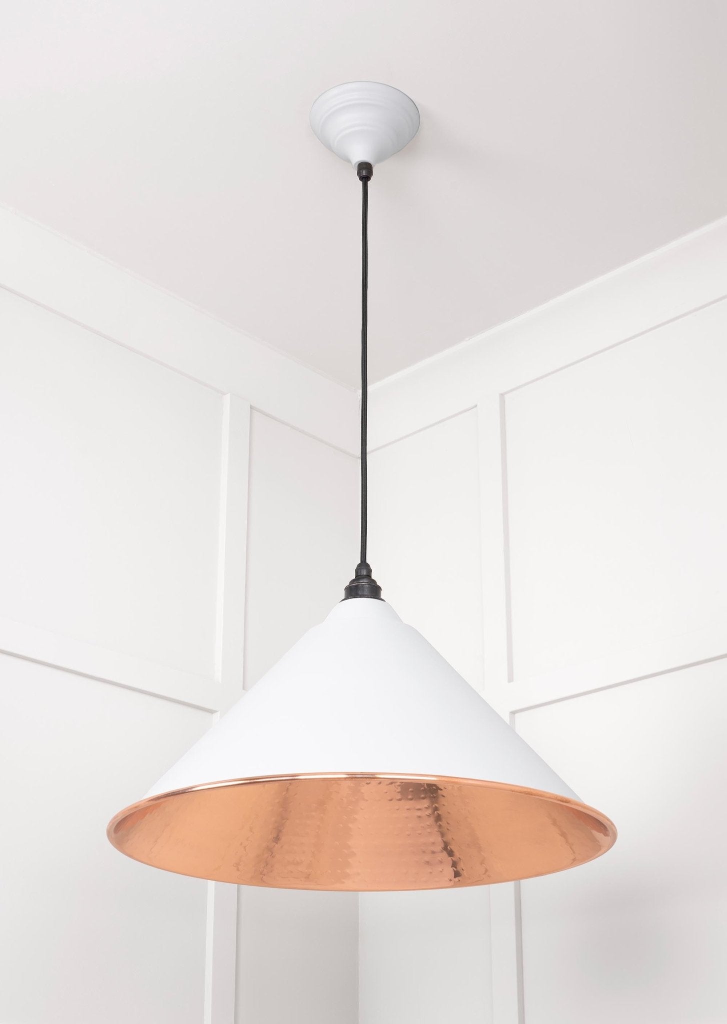 Hammered Copper Hockley Pendant | Flock - From The Anvil - EB London